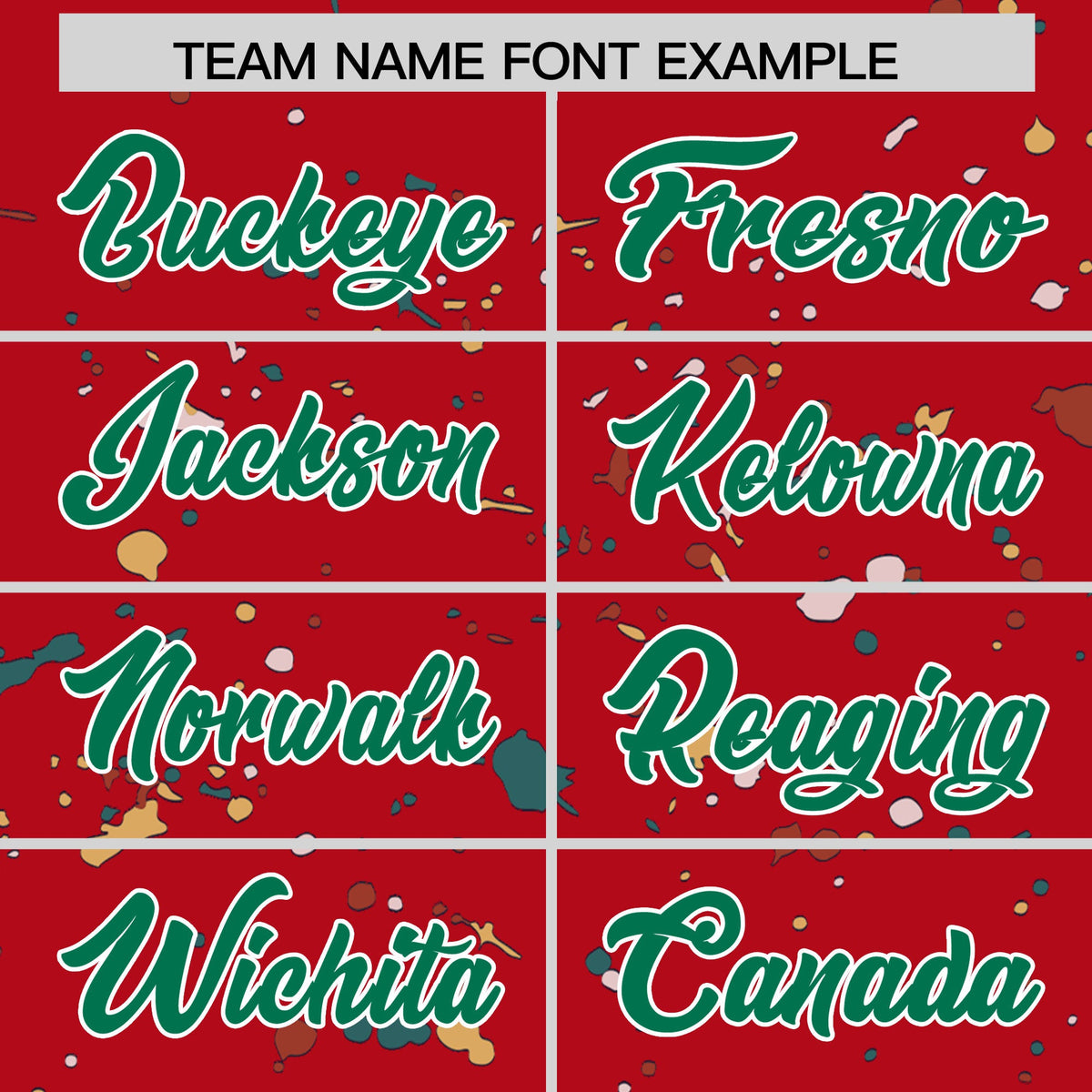 Custom Red Kelly Green White Spray Painting Graffiti Pattern Personalization T-shirt| KXKSHOP