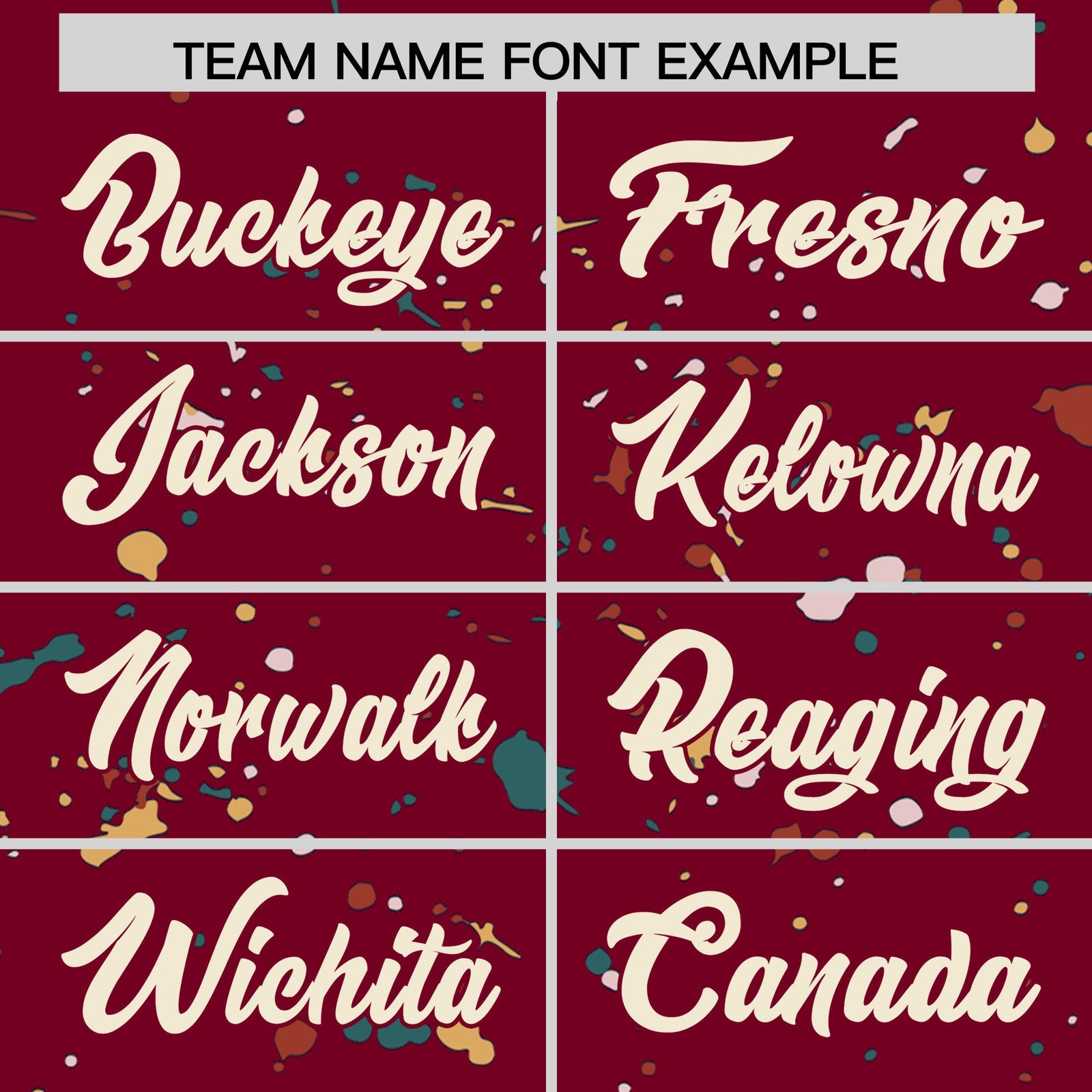 Custom Crimson Cream Spray Painting Graffiti Pattern Personalization T-shirt| KXKSHOP