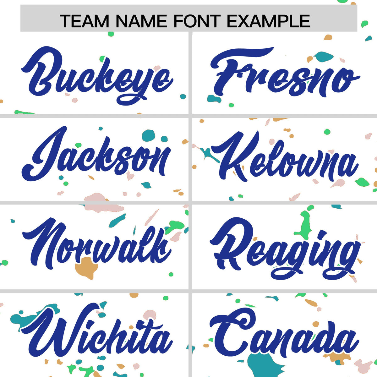 Custom White Royal Blue Spray Painting Graffiti Pattern Personalization T-shirt| KXKSHOP