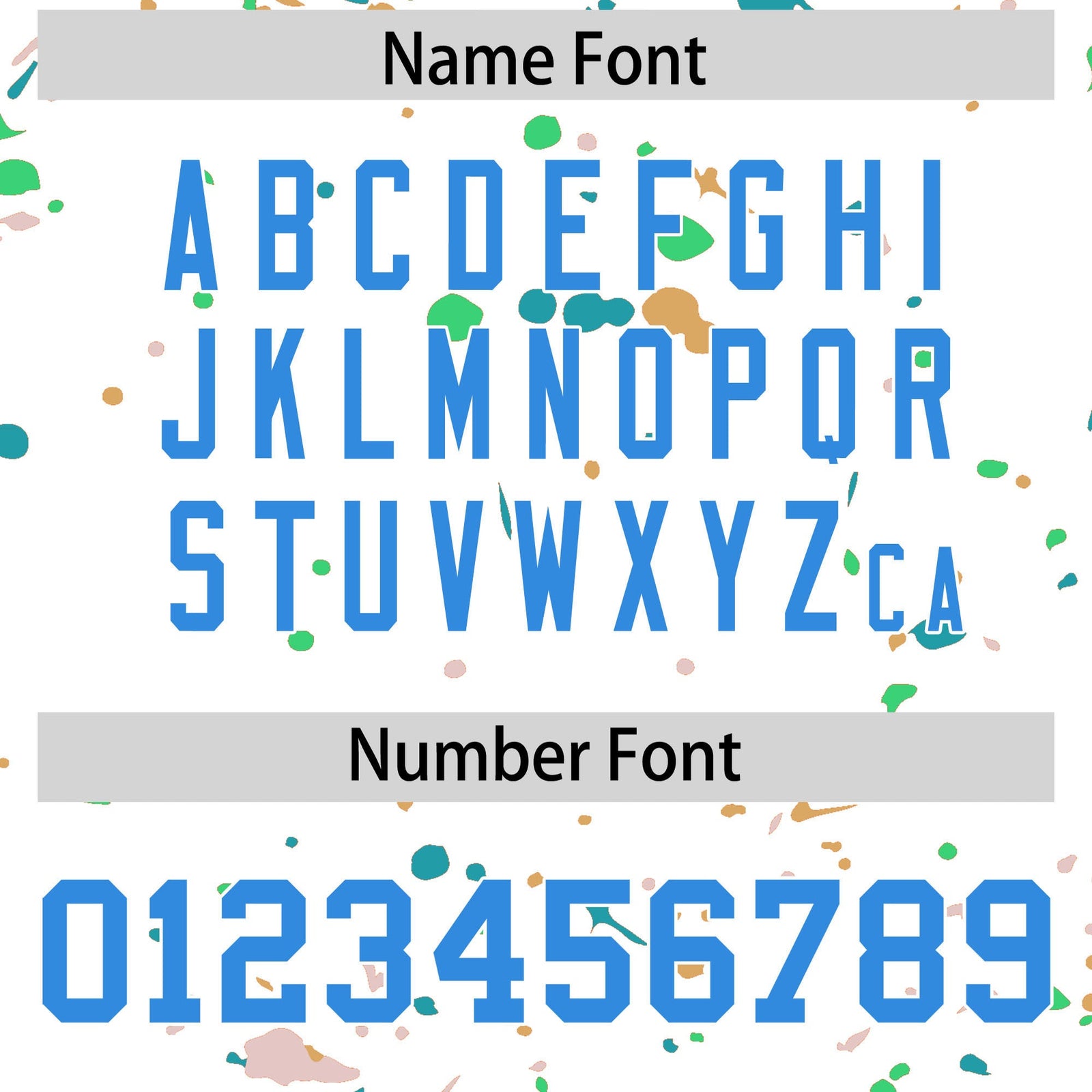 Custom White Light Blue Spray Painting Graffiti Pattern Personalization T-shirt| KXKSHOP