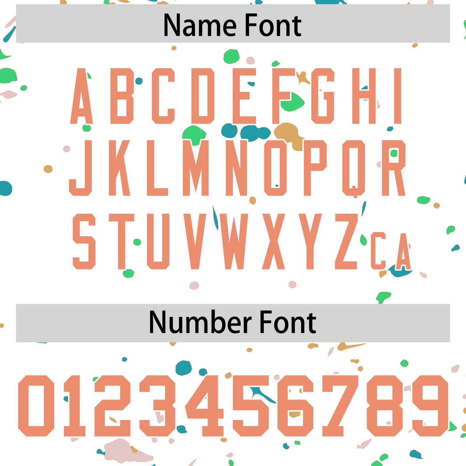 Custom White Light Orange Spray Painting Graffiti Pattern Personalization T-shirt| KXKSHOP