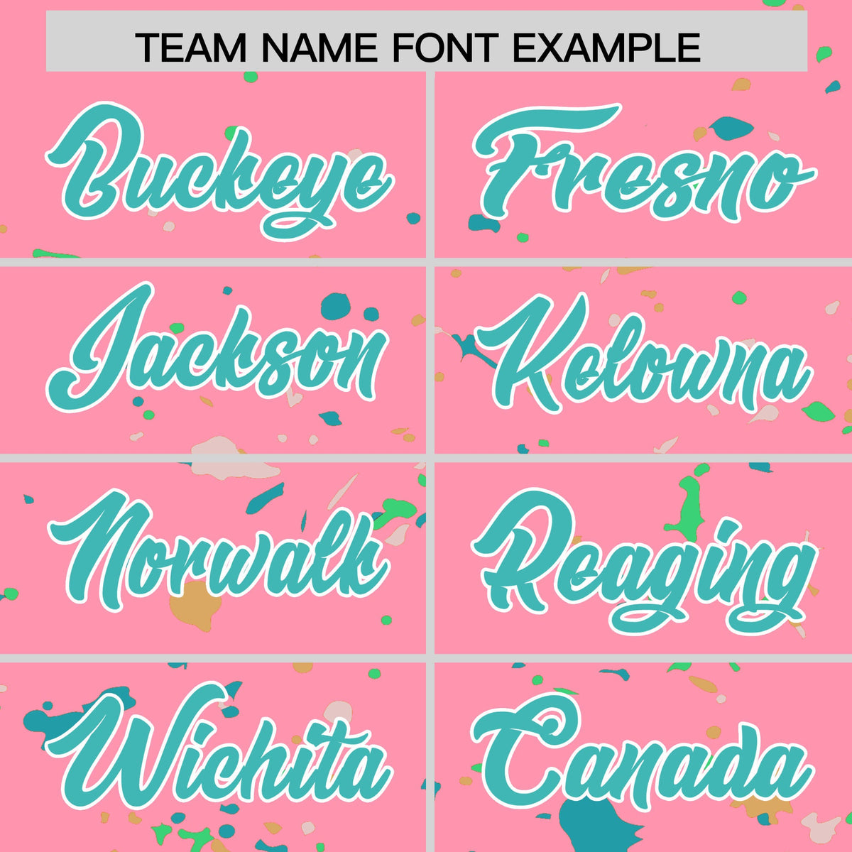 Custom Light Pink Teal White Spray Painting Graffiti Pattern Personalization T-shirt| KXKSHOP