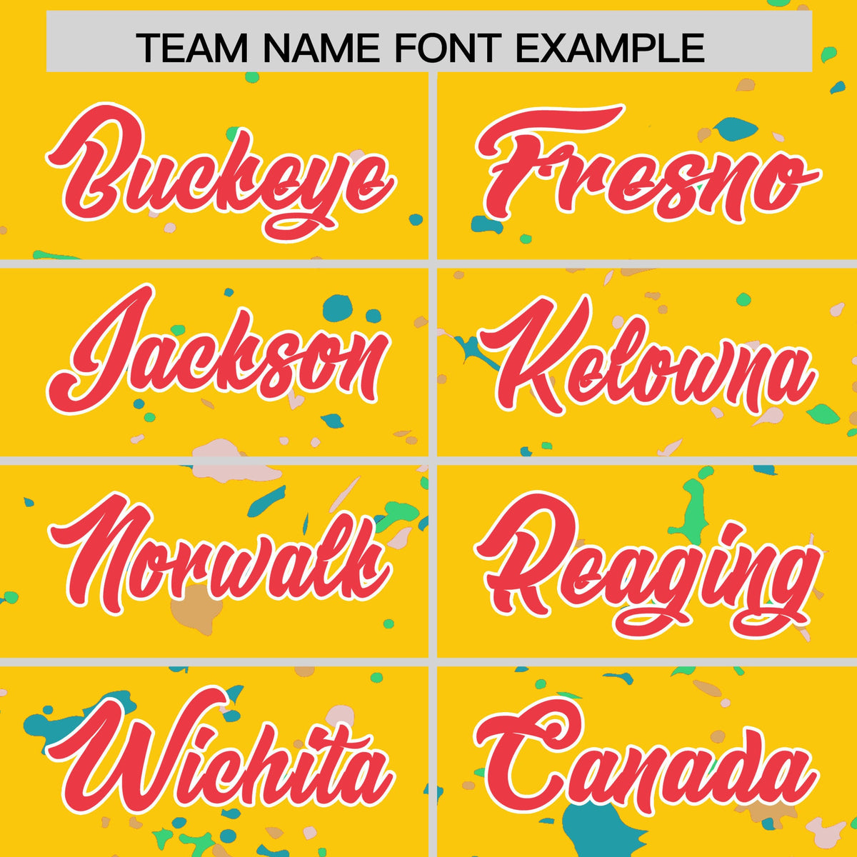 Custom Gold Light Red White Spray Painting Graffiti Pattern Personalization T-shirt| KXKSHOP