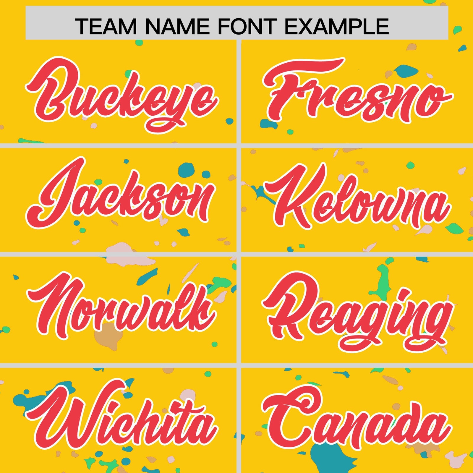 Custom Gold Light Red White Spray Painting Graffiti Pattern Personalization T-shirt| KXKSHOP