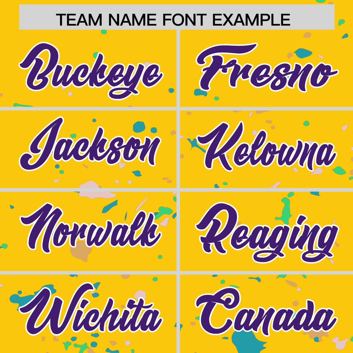 Custom Gold Purple White Spray Painting Graffiti Pattern Personalization T-shirt| KXKSHOP