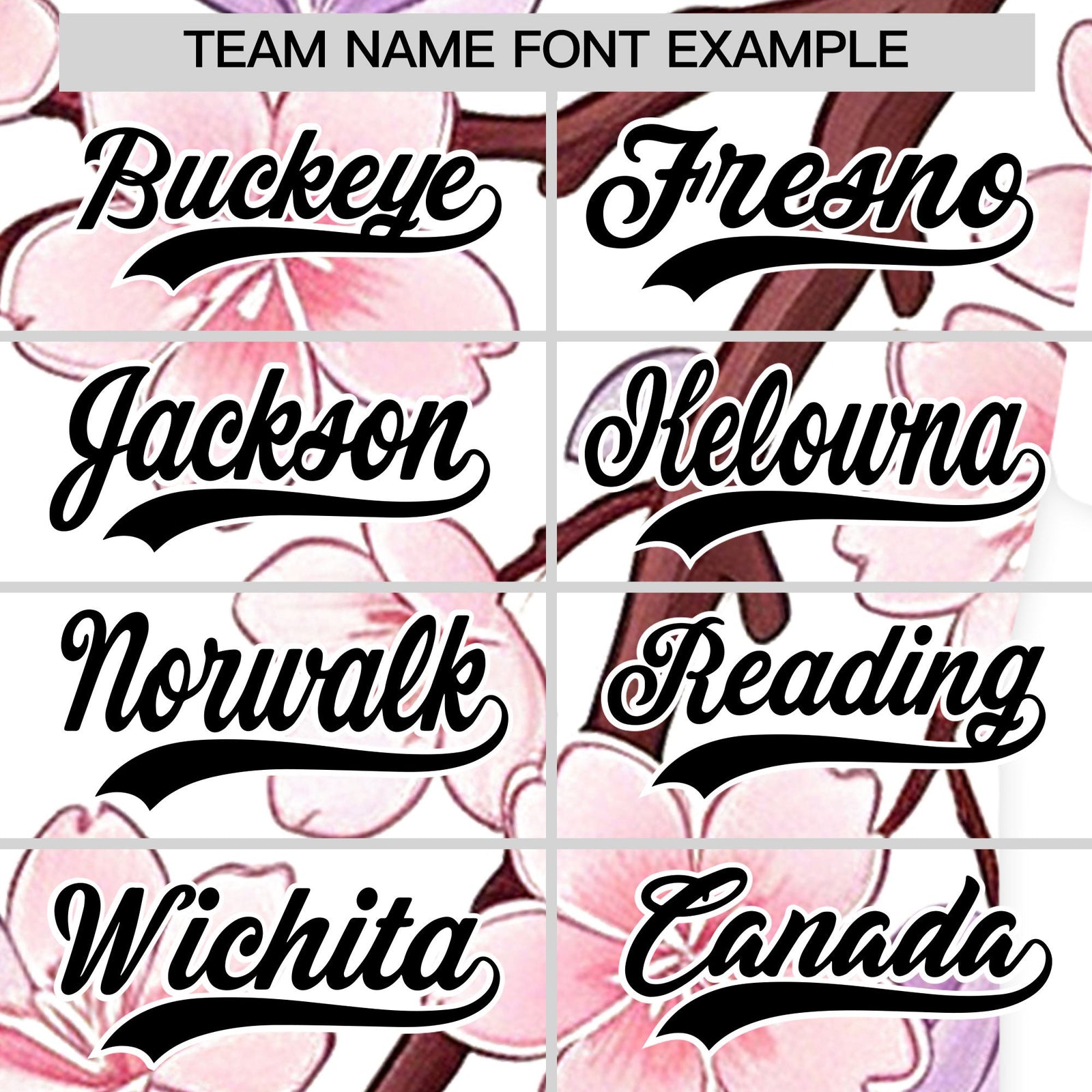 Custom White Black Cherry Blossoms Personalization Moisture-Wicking T-shirt| KXKSHOP