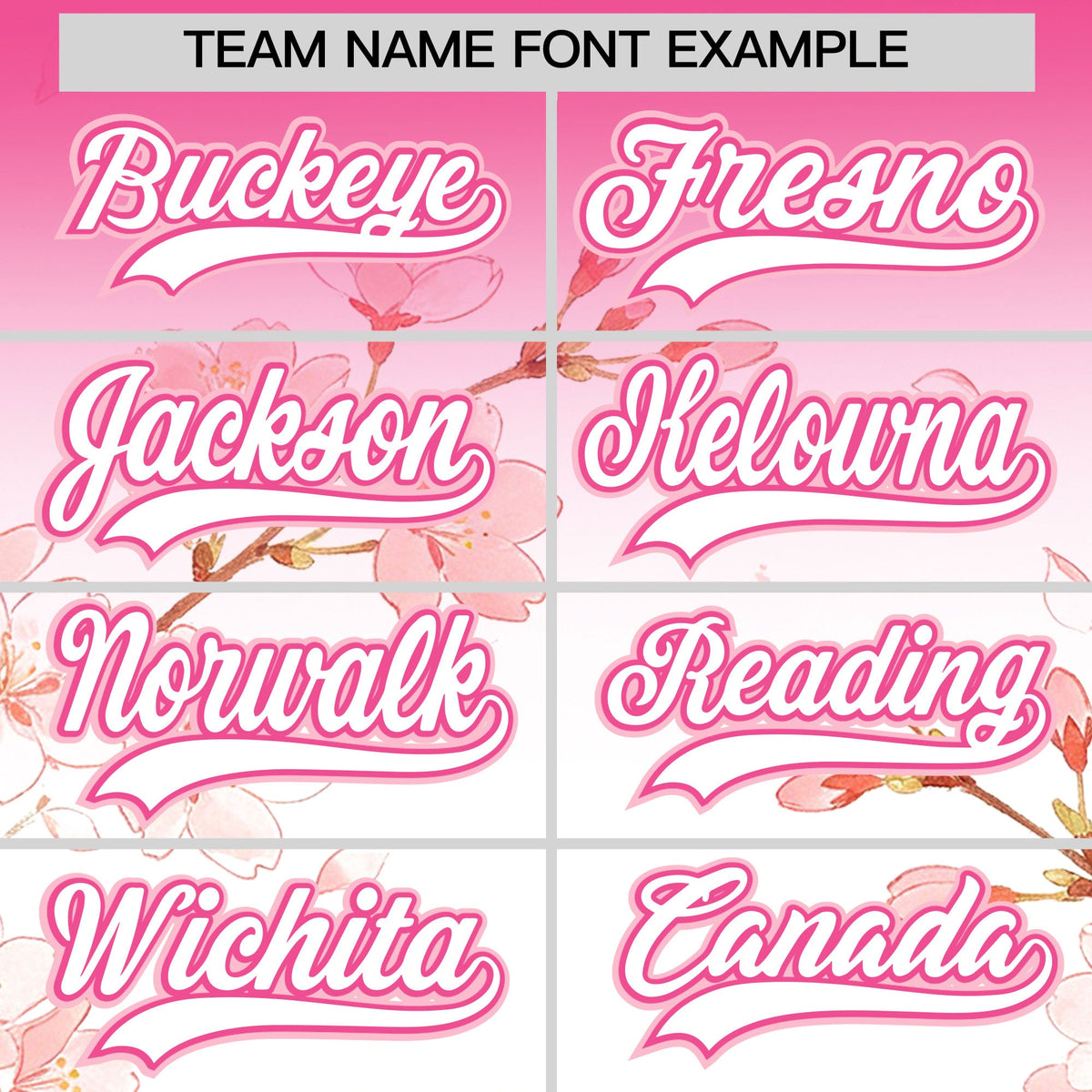 Custom Pink White Light Pink Cherry Blossoms Personalization Stretch Fabric T-shirt| KXKSHOP
