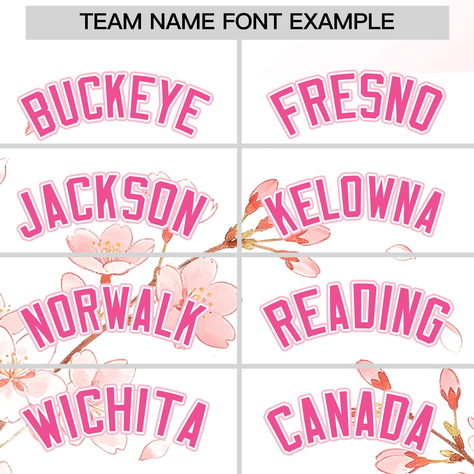 Custom White Pink Light Pink Cherry Blossoms Personalization Moisture-Wicking T-shirt| KXKSHOP