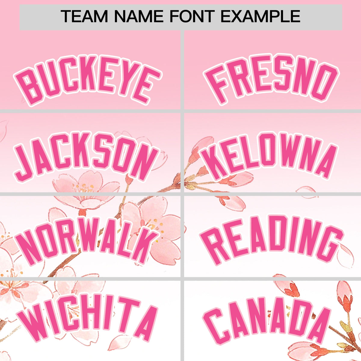 Custom Light Pink White Pink Cherry Blossoms Personalization Moisture-Wicking T-shirt| KXKSHOP