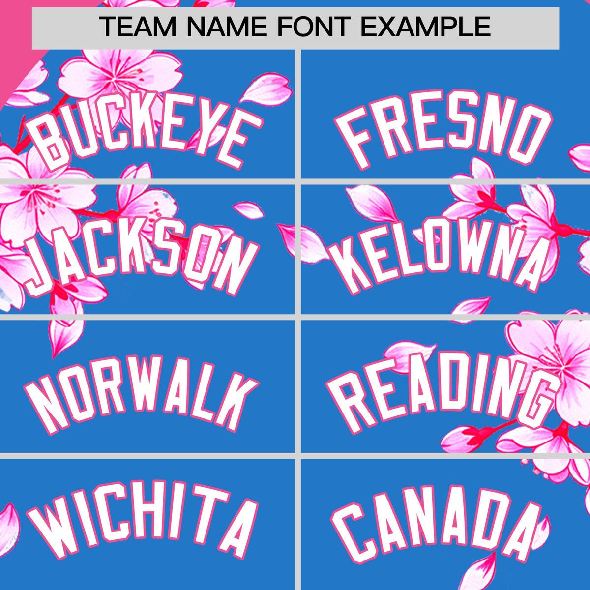 Custom Light Blue Pink White Cherry Blossoms Personalization Stretch Fabric T-shirt| KXKSHOP