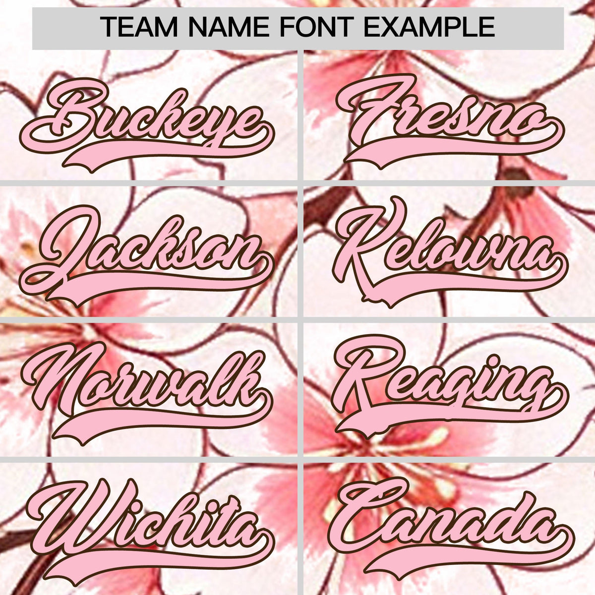 Custom White Light Pink Light Brown Cherry Blossoms Personalization Moisture-Wicking T-shirt| KXKSHOP