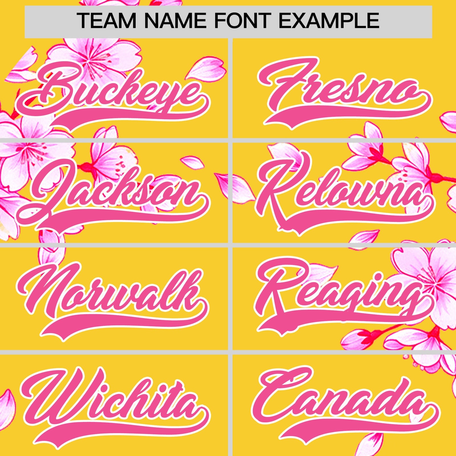 Custom Gold Pink White Cherry Blossoms Personalization Moisture-Wicking T-shirt| KXKSHOP