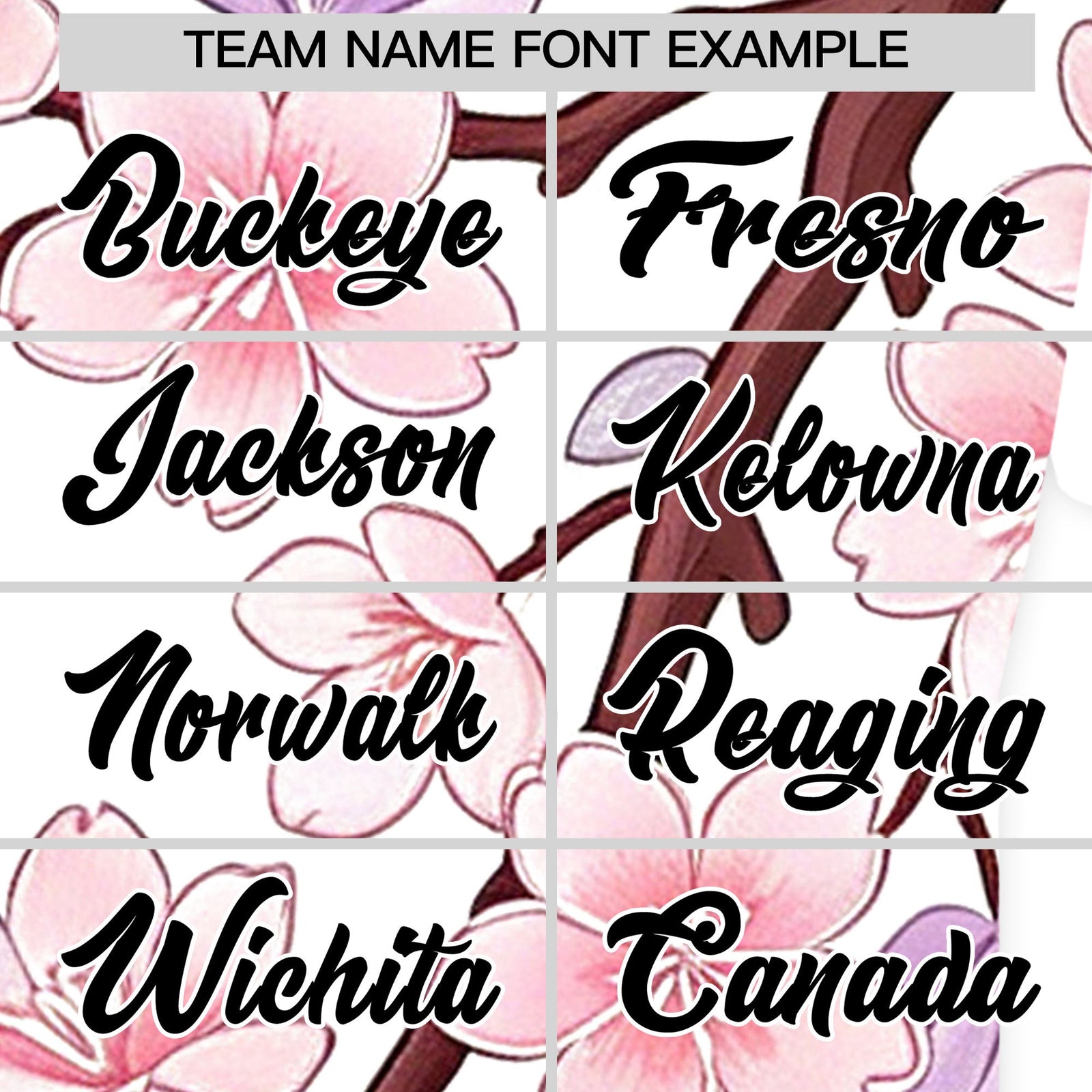 Custom White Black Cherry Blossoms Personalization Moisture-Wicking T-shirt| KXKSHOP