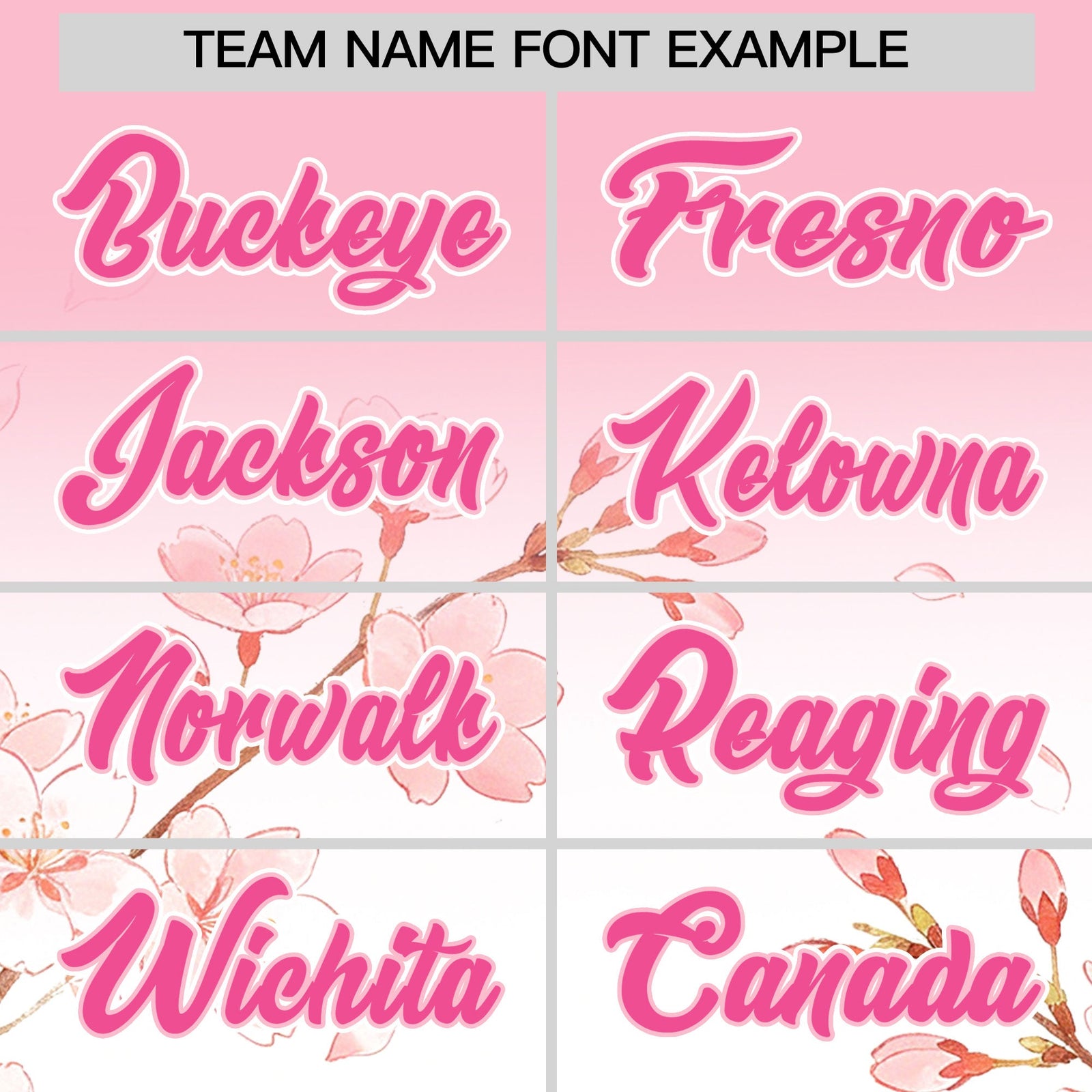 Custom Light Pink White Pink Cherry Blossoms Personalization Moisture-Wicking T-shirt| KXKSHOP