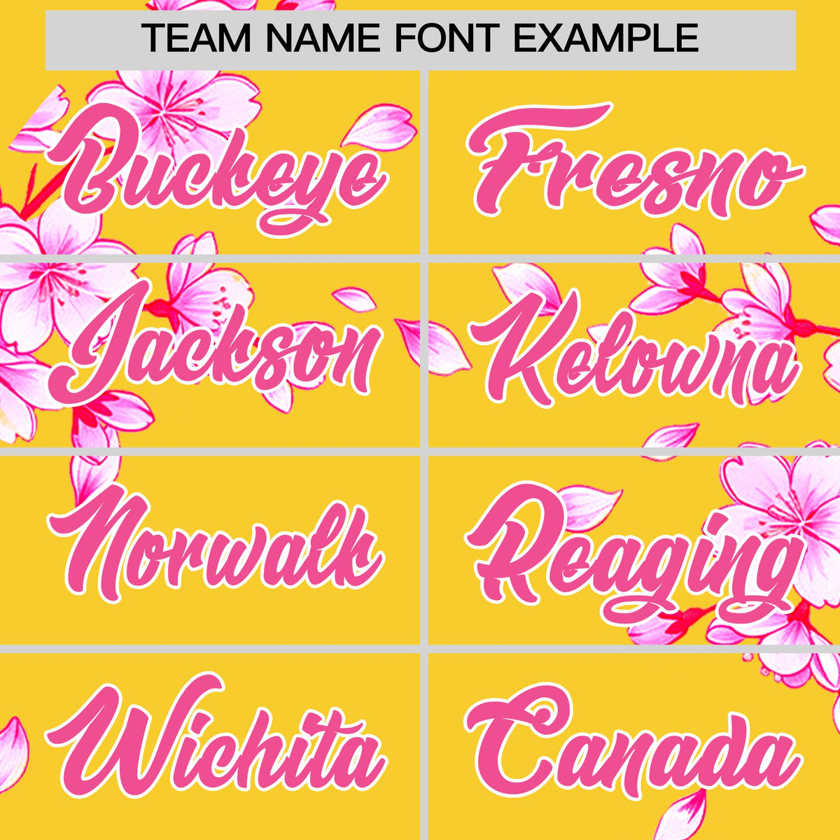 Custom Gold Pink White Cherry Blossoms Personalization Moisture-Wicking T-shirt| KXKSHOP