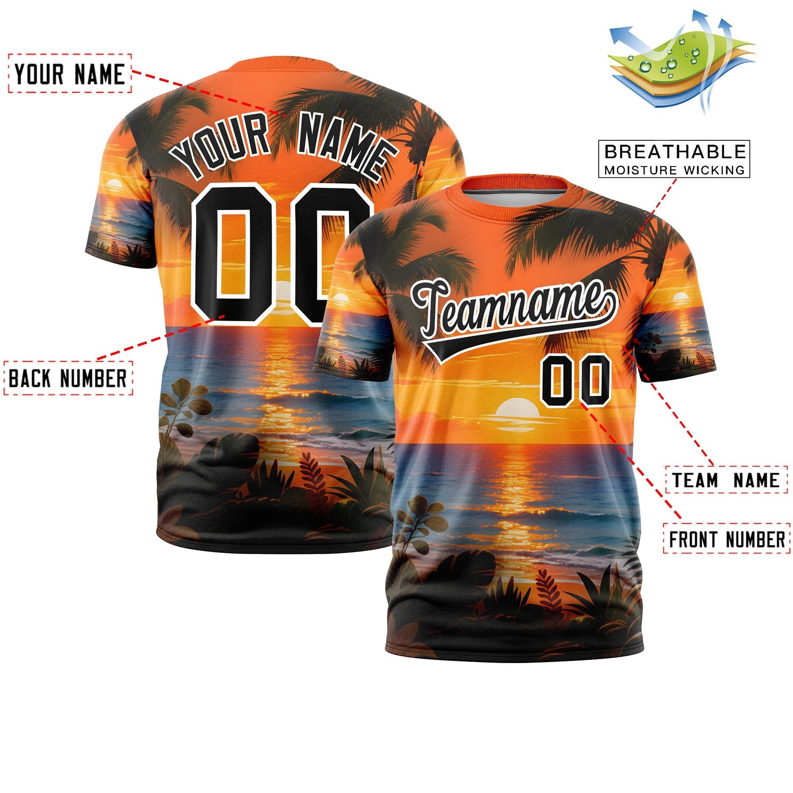 Custom Black White Graffiti Pattern Hawaiian Style T-shirt| KXKSHOP