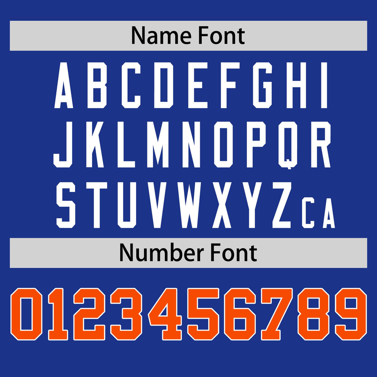Custom Royal Blue Orange Classic Style Stripe Fashion T-shirt| KXKSHOP