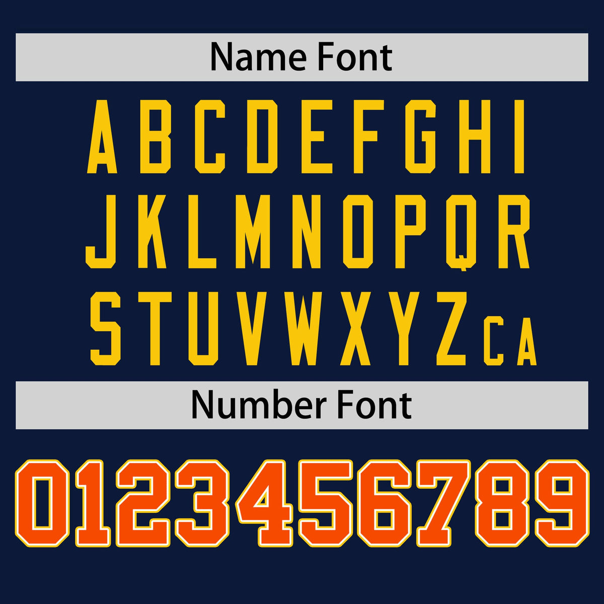 Custom Navy Orange Classic Style Stripe Fashion T-shirt| KXKSHOP