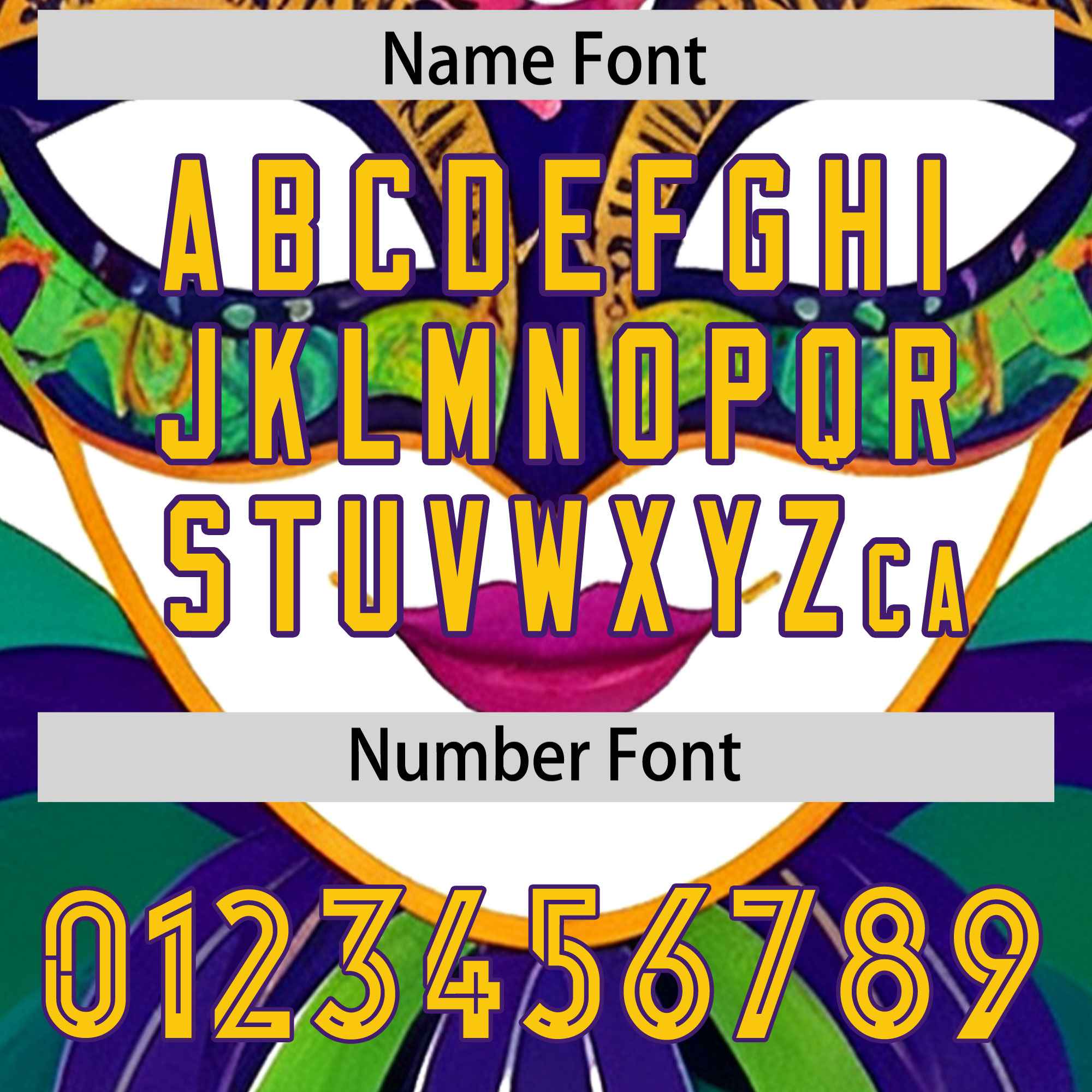 Custom Purple Gold Crew Neck Personalized Mardi Gras Long Sleeve Performance T-shirt | KXKSHOP