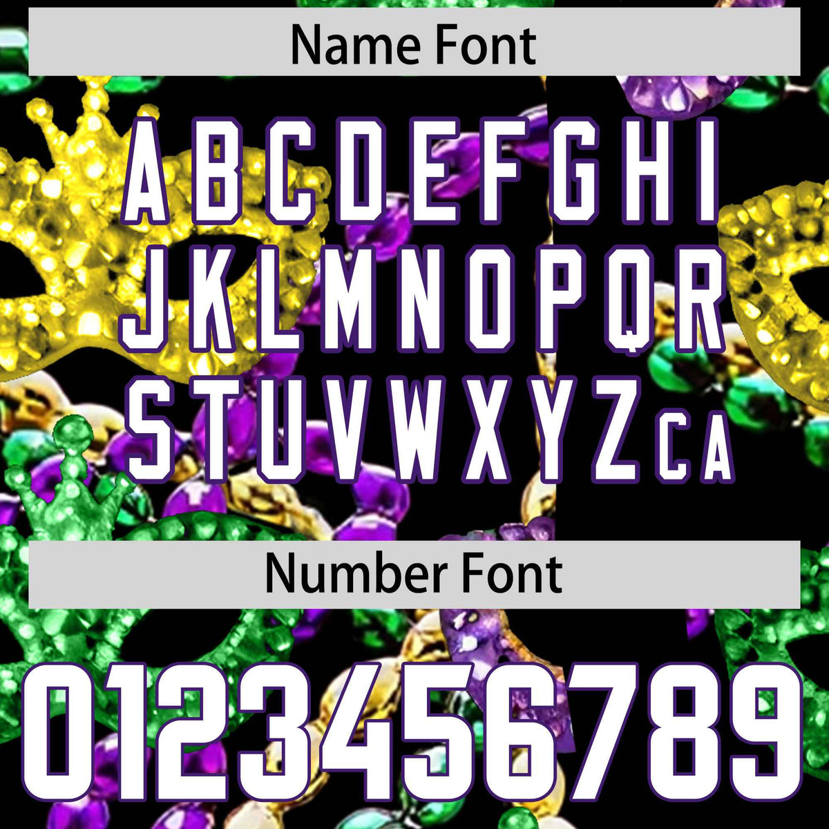 Custom Black White Crew Neck Personalized Mardi Gras Long Sleeve Performance T-shirt | KXKSHOP