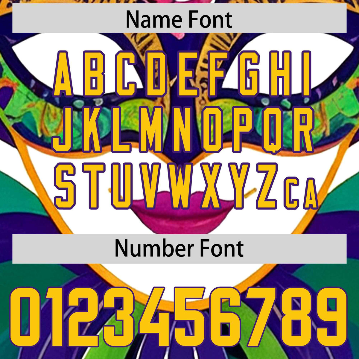 Custom Purple Gold Crew Neck Personalized Mardi Gras Long Sleeve Performance T-shirt | KXKSHOP