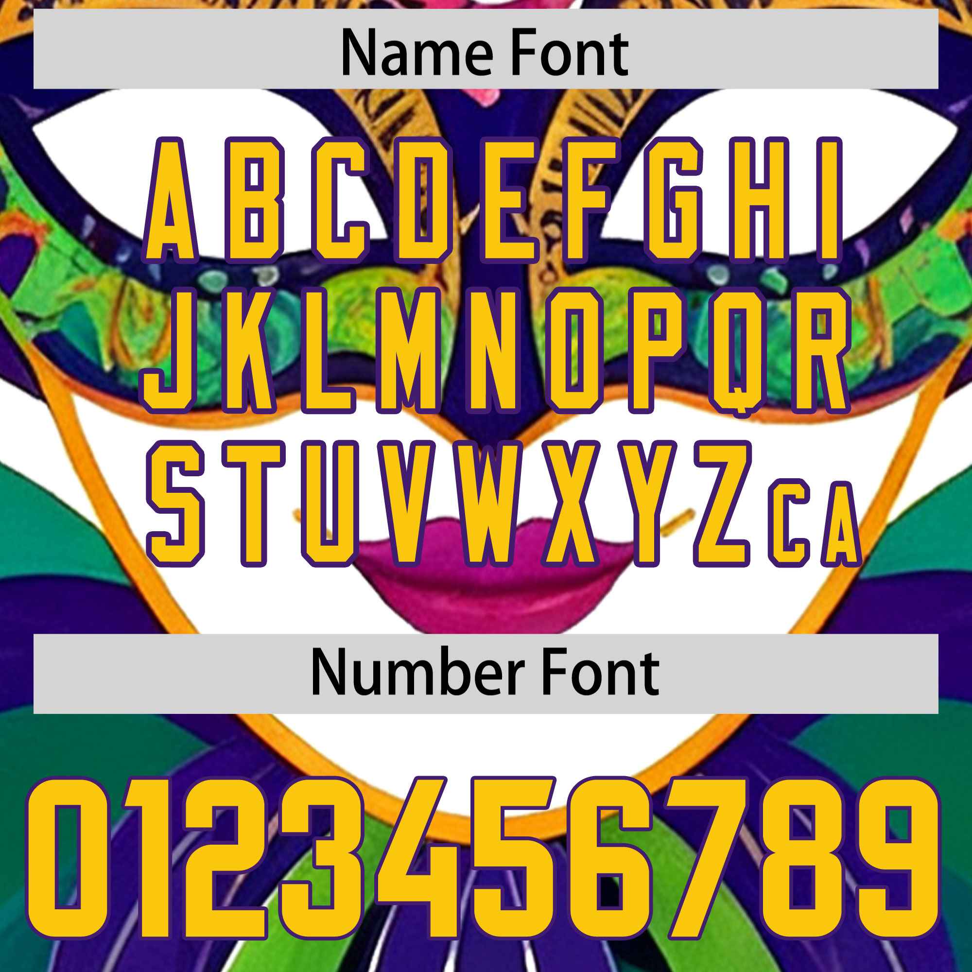 Custom Purple Gold Crew Neck Personalized Mardi Gras Long Sleeve Performance T-shirt | KXKSHOP