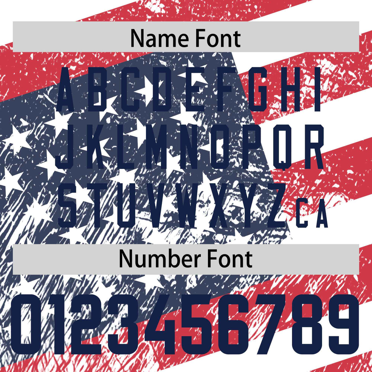 Custom White Navy-Red Personalized American Flag Design Long Sleeve Performance T-shirt