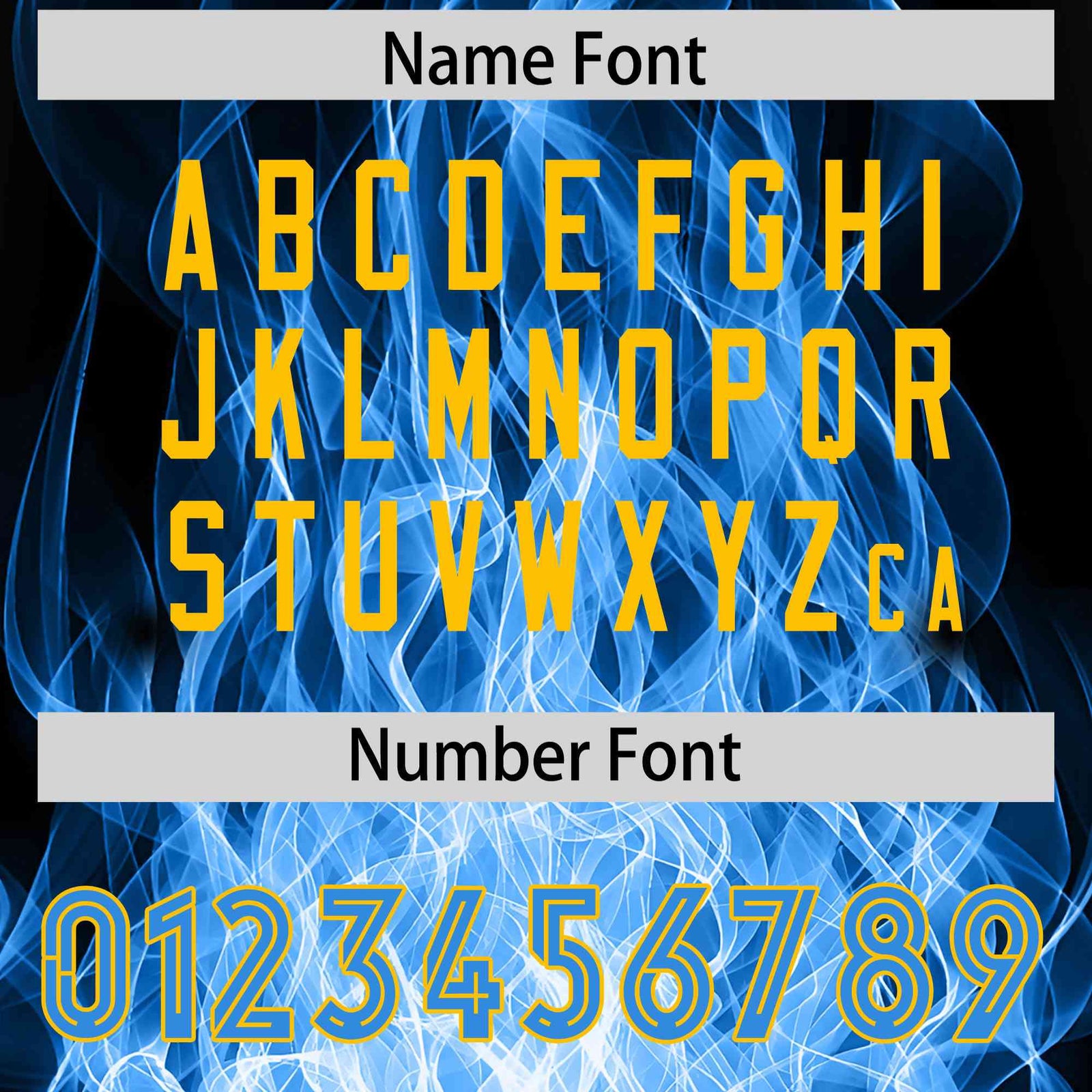 Custom Black Light Blue Colorful Flame Pattern Long Sleeve Performance T-Shirt