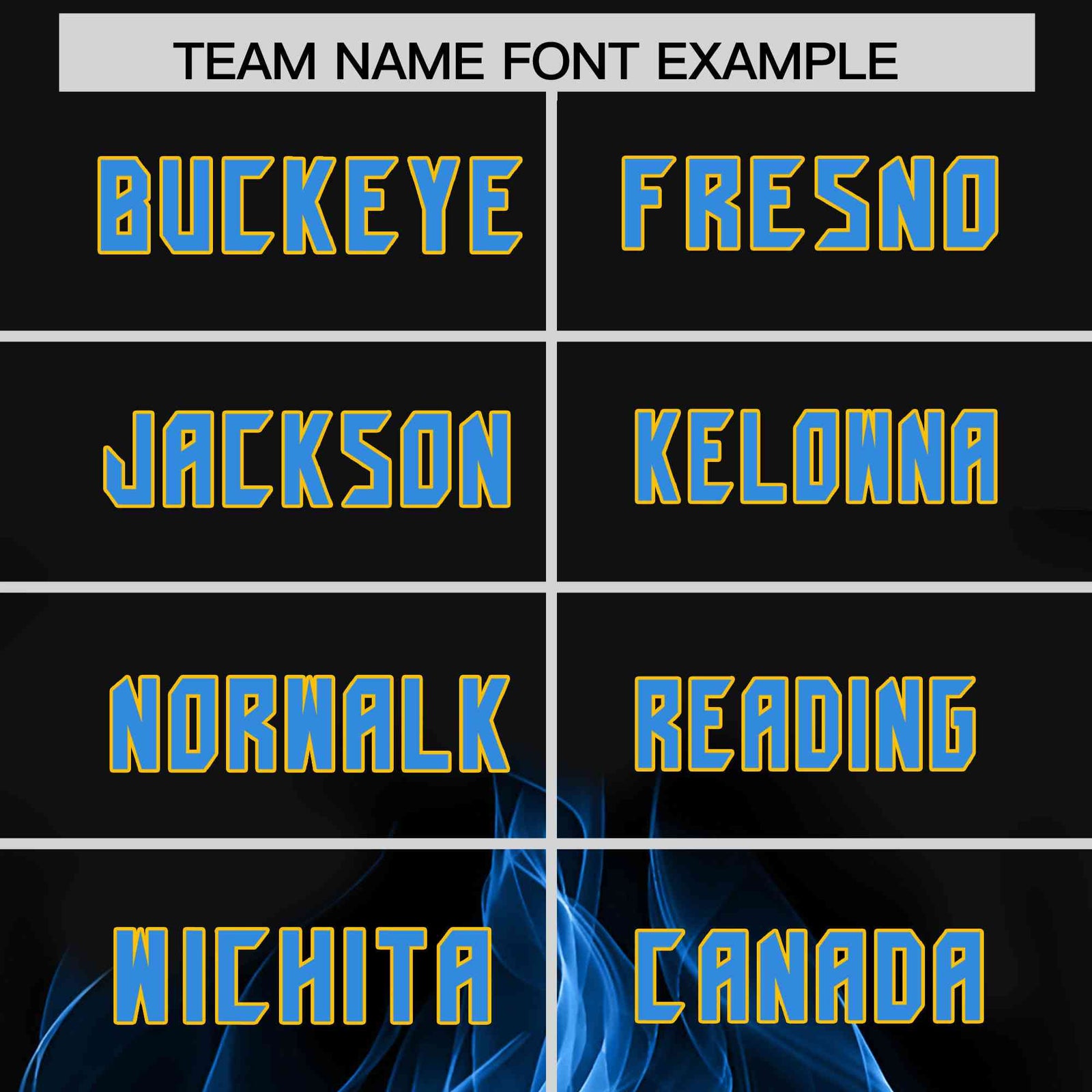 Custom Black Light Blue Colorful Flame Pattern Long Sleeve Performance T-Shirt