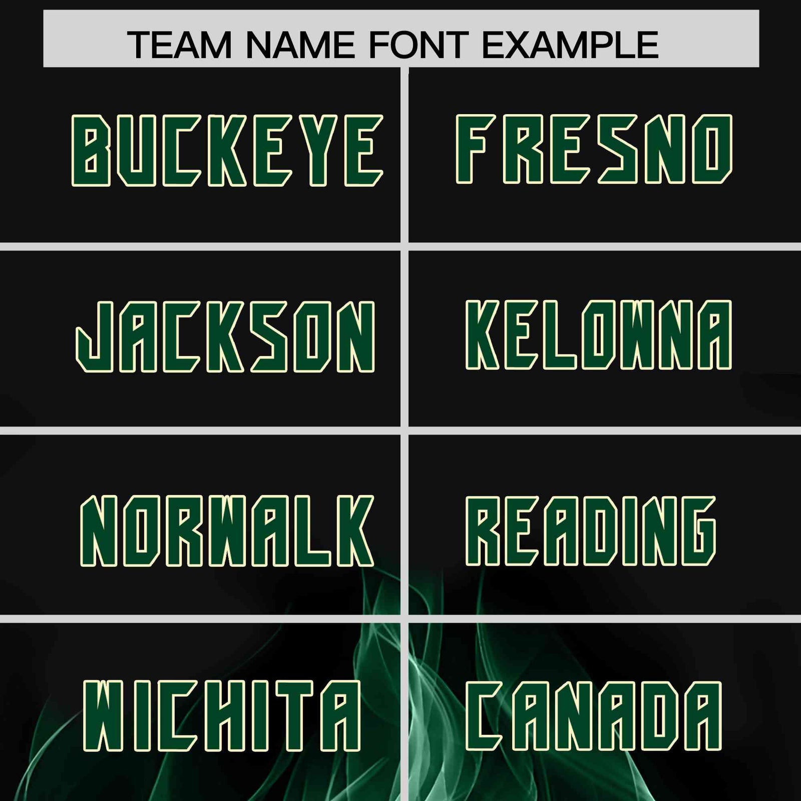 Custom Black Green Colorful Flame Pattern Long Sleeve Performance T-Shirt