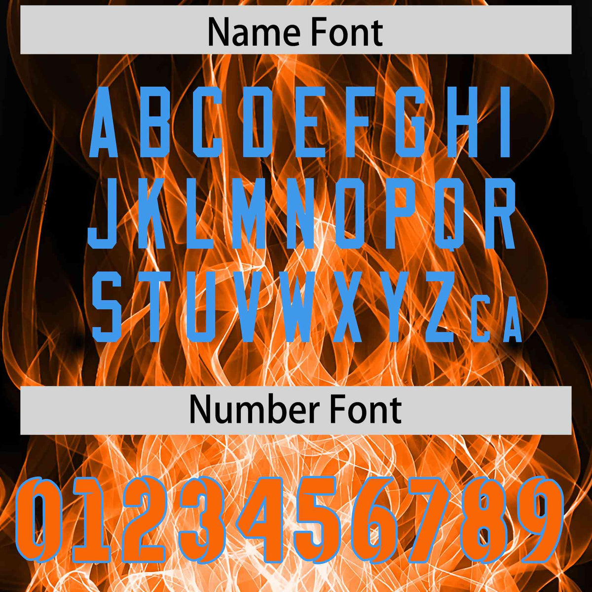 Custom Black Orange Colorful Flame Pattern Long Sleeve Performance T-Shirt