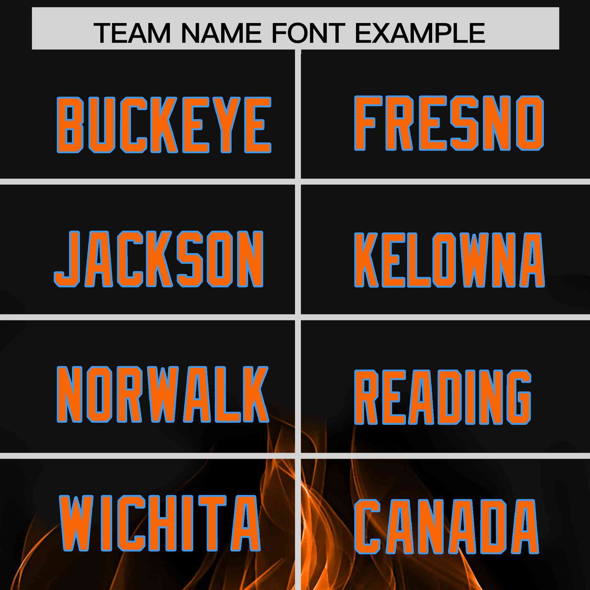 Custom Black Orange Colorful Flame Pattern Long Sleeve Performance T-Shirt