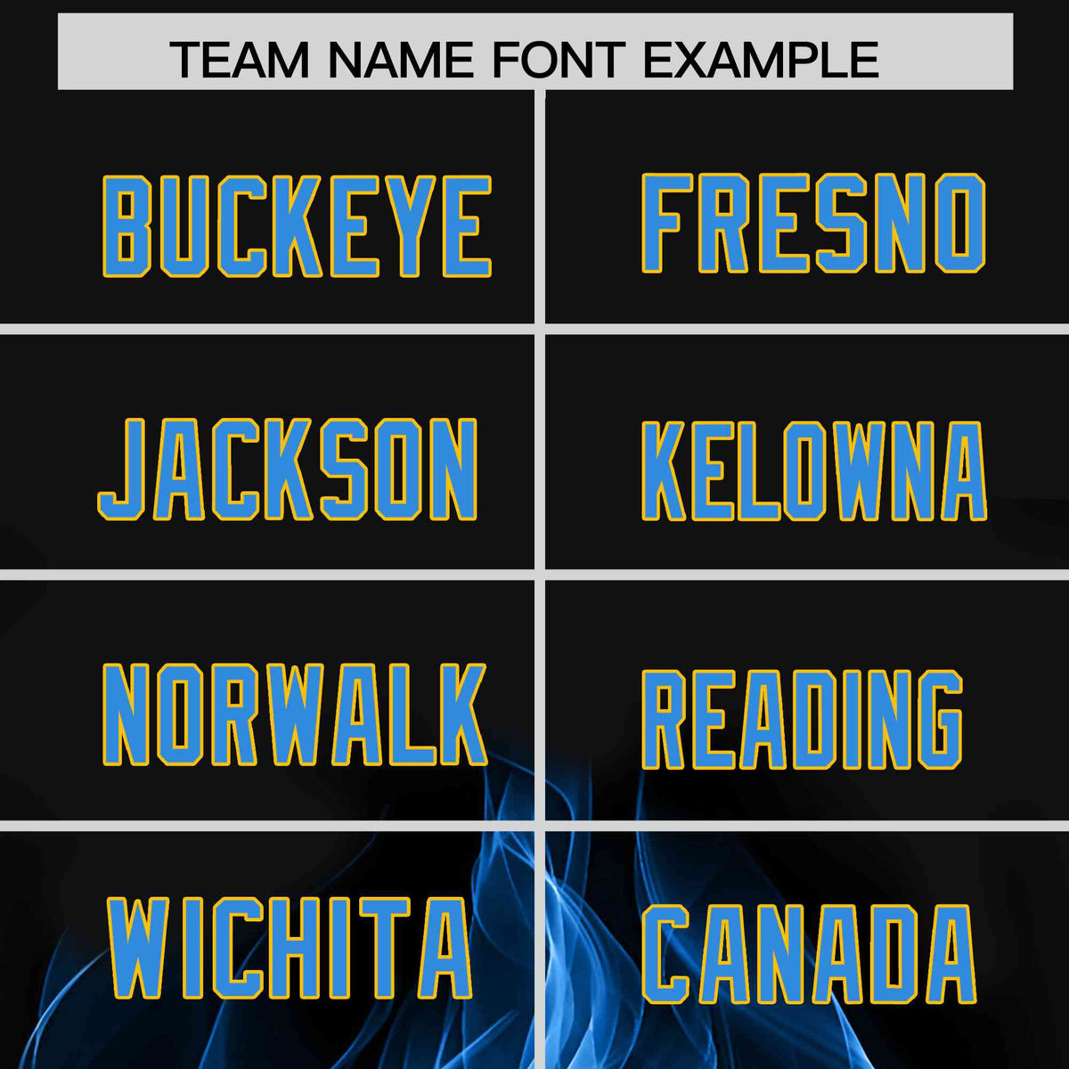 Custom Black Light Blue Colorful Flame Pattern Long Sleeve Performance T-Shirt