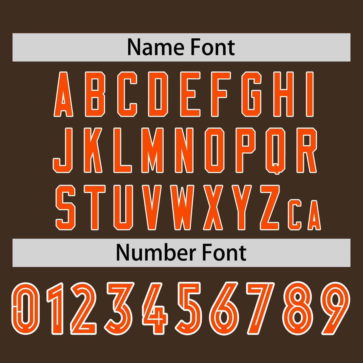 Custom Brown Orange Crew Neck Raglan Long Sleeve Performance T-Shirt