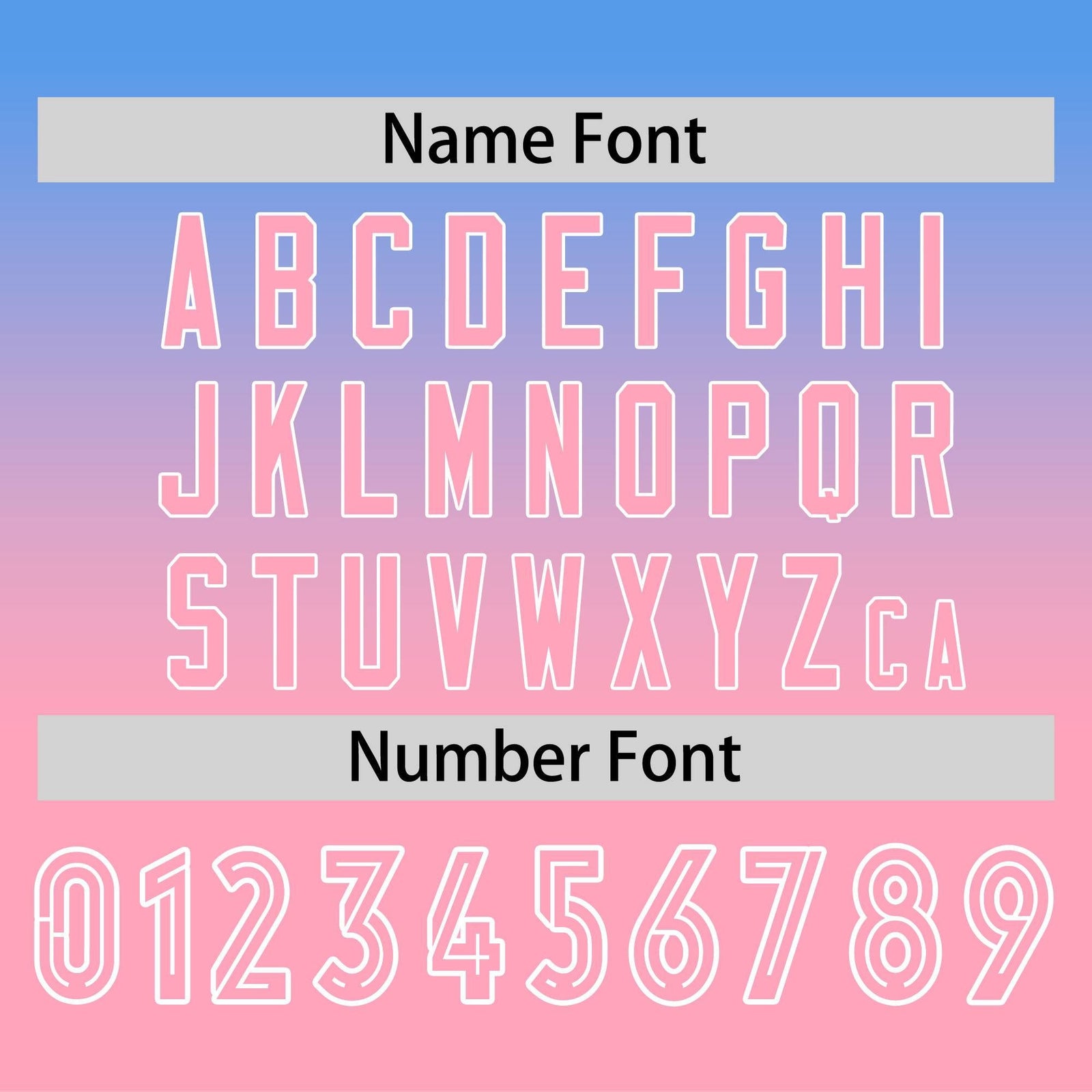 Custom Powder Blue-Light Pink Gradient Fashion Design Long Sleeve Performance T-Shirt