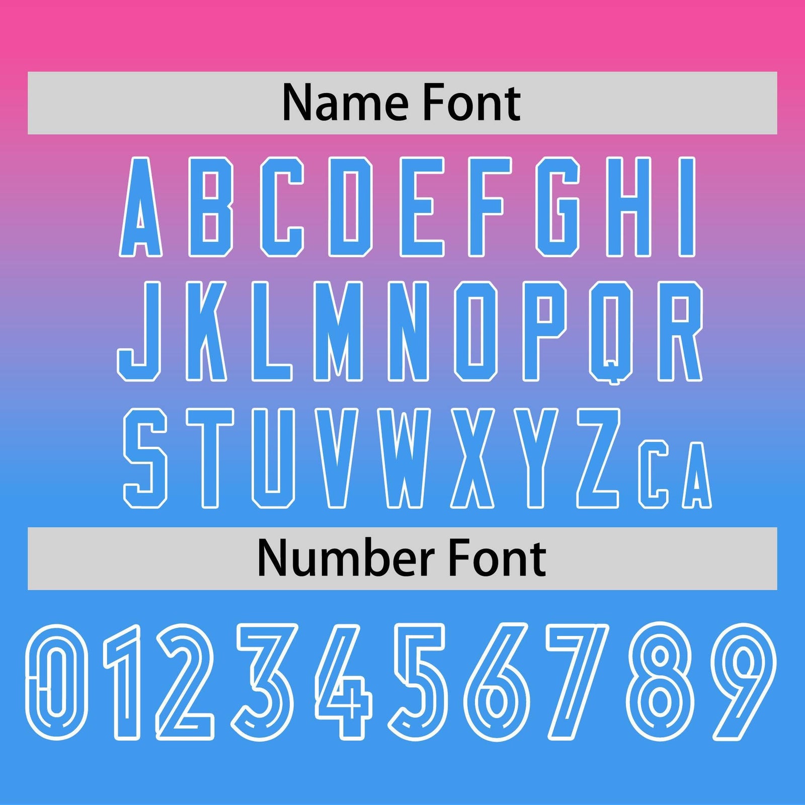 Custom Pink-Powder Blue Gradient Fashion Design Long Sleeve Performance T-Shirt