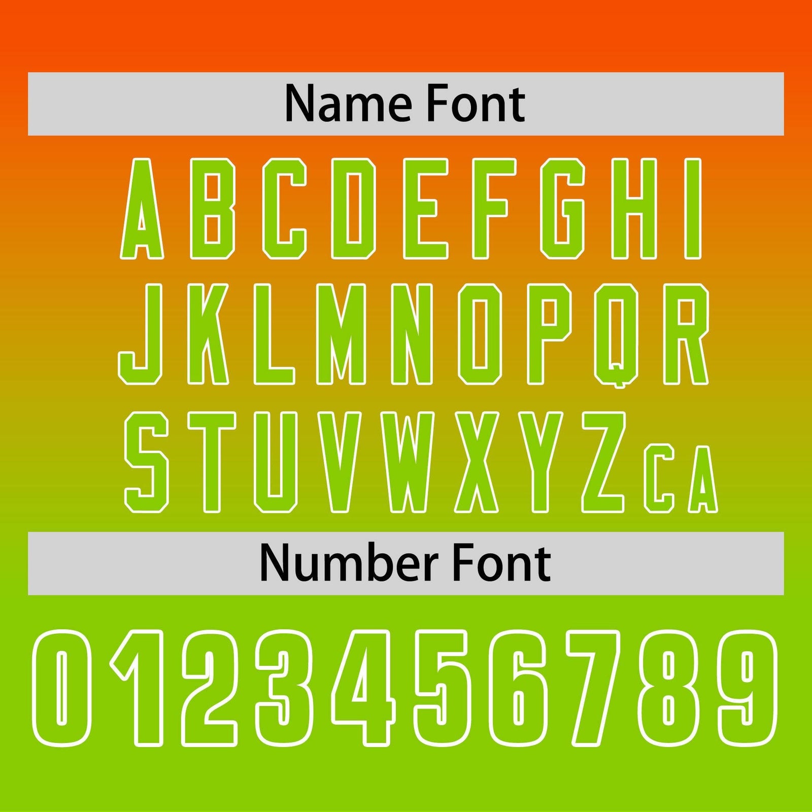 Custom Orange-Neon Green Gradient Fashion Design Long Sleeve Performance T-Shirt