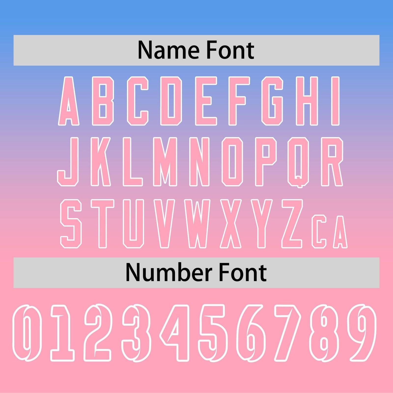 Custom Powder Blue-Light Pink Gradient Fashion Design Long Sleeve Performance T-Shirt