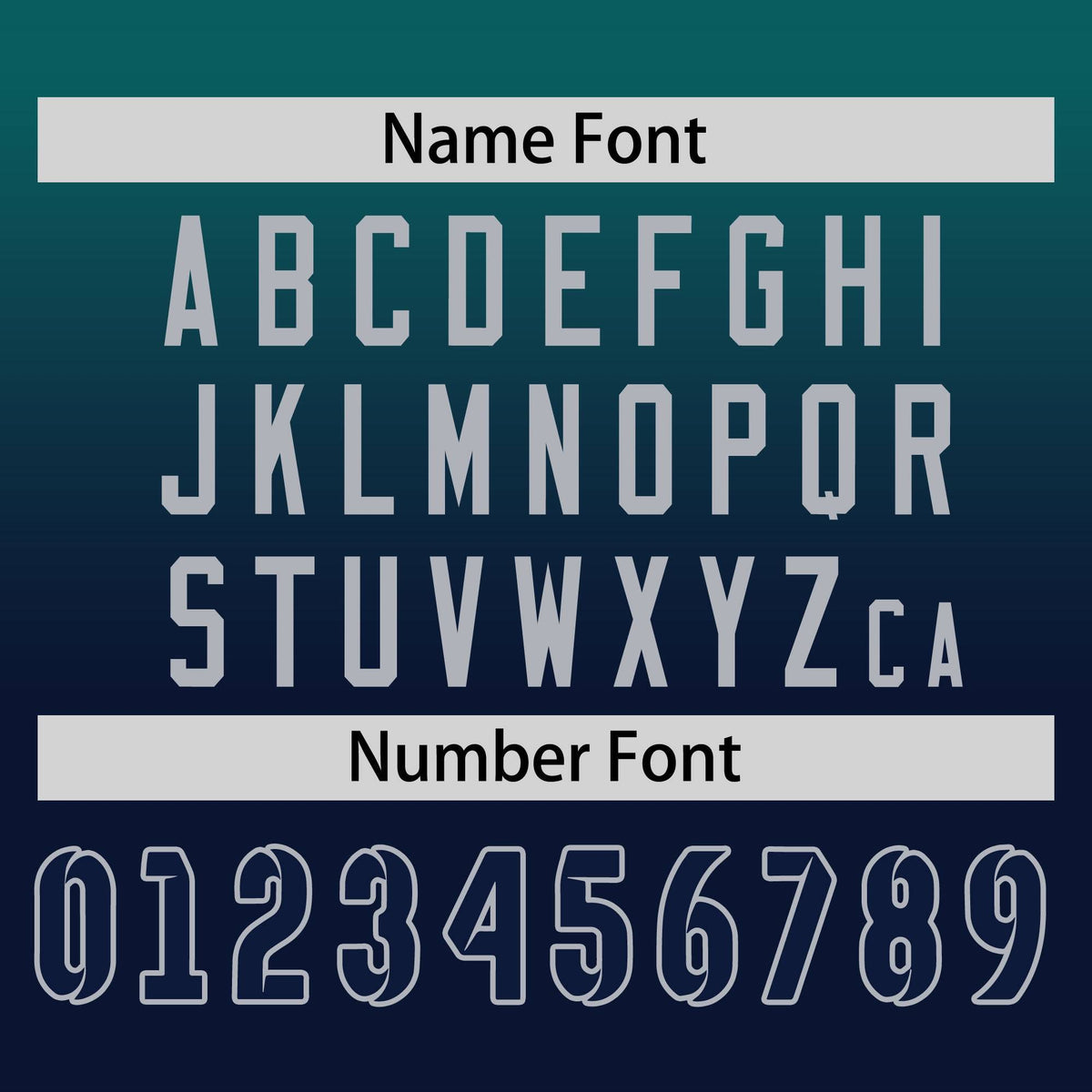 Custom Aqua-Navy Gradient Fashion Design Long Sleeve Performance T-Shirt