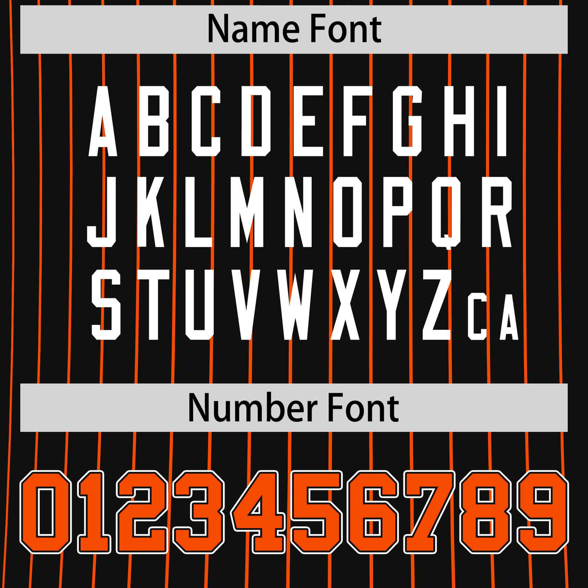 Custom Orange Black White Reversible Stripe Fashion T-shirt| KXKSHOP