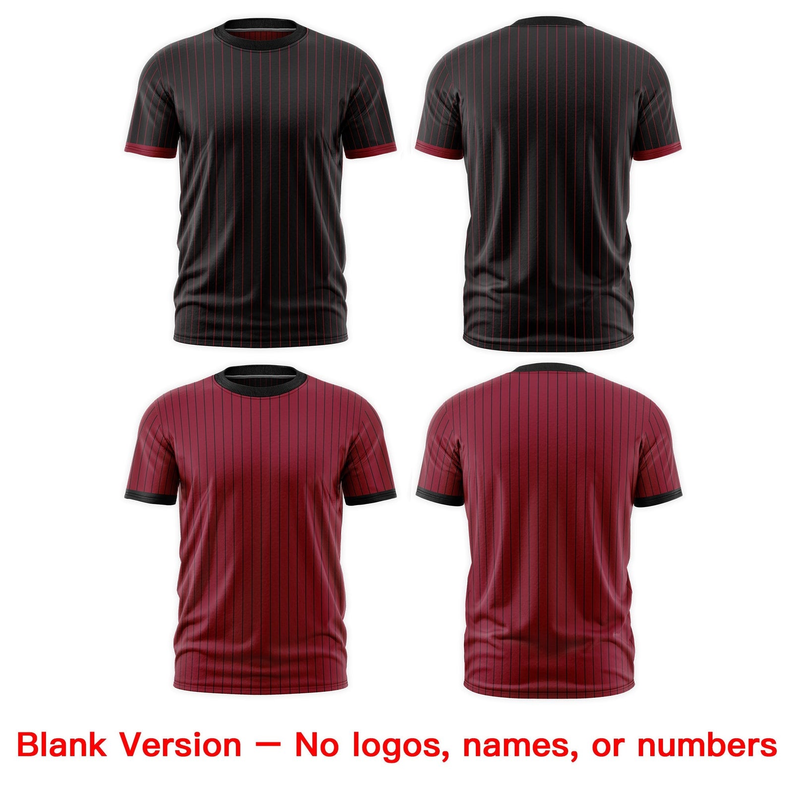 Custom Crimson Black Khaki Reversible Stripe Fashion T-shirt| KXKSHOP