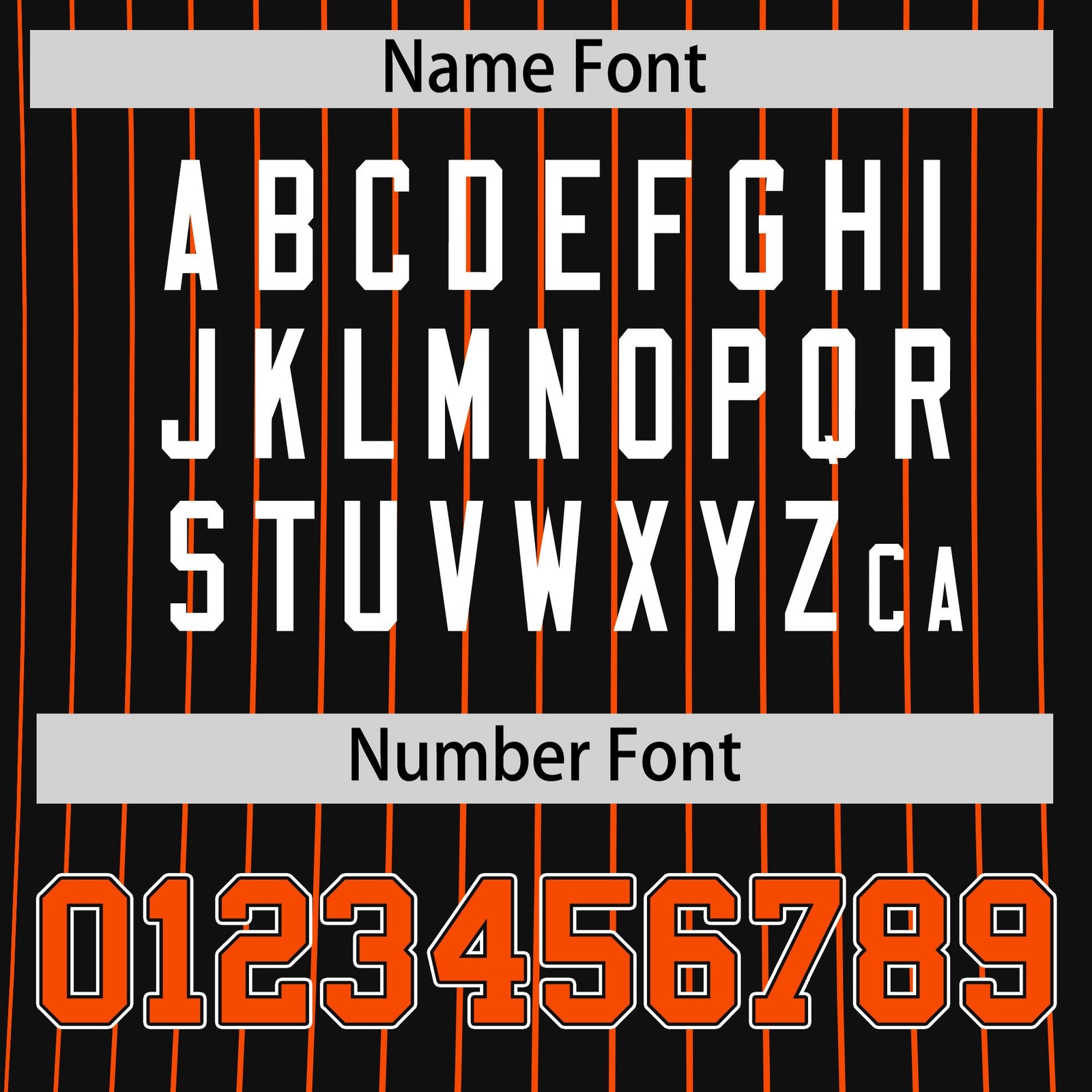 Custom Orange Black White Reversible Stripe Fashion T-shirt| KXKSHOP