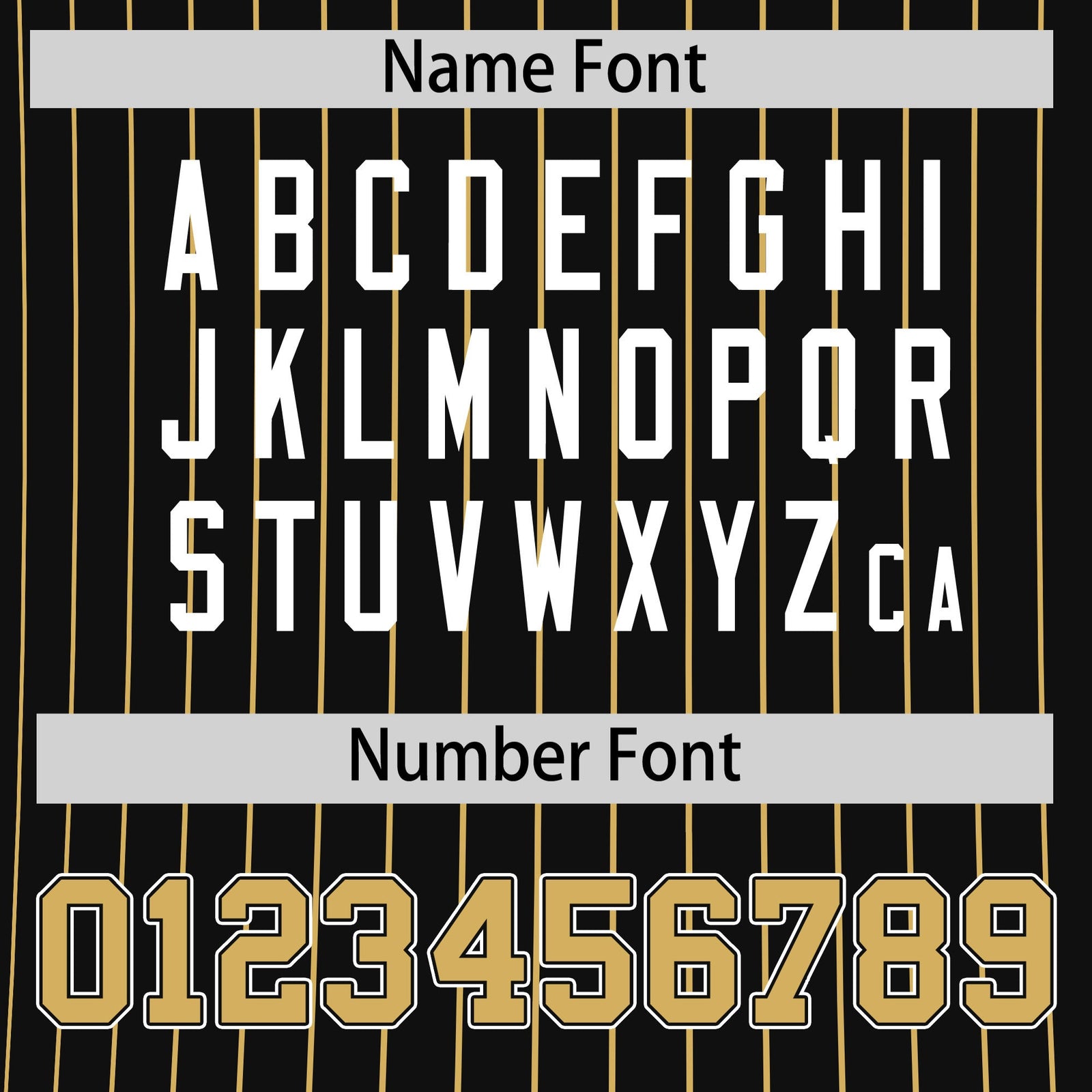 Custom Old Gold Black White Reversible Stripe Fashion T-shirt| KXKSHOP