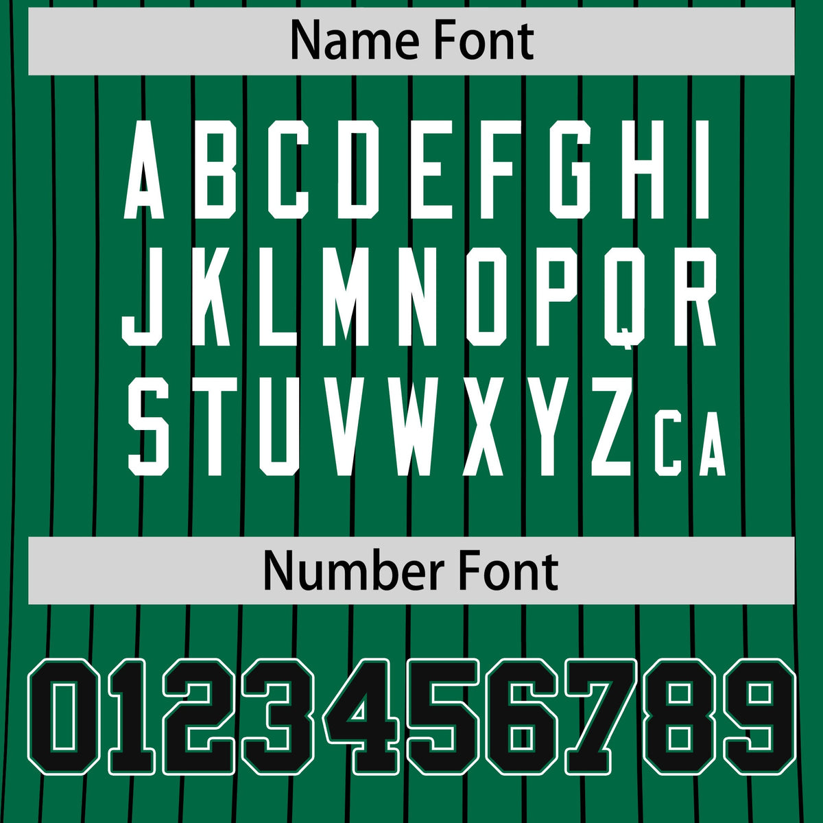 Custom Kelly Green Black White Reversible Stripe Fashion T-shirt| KXKSHOP