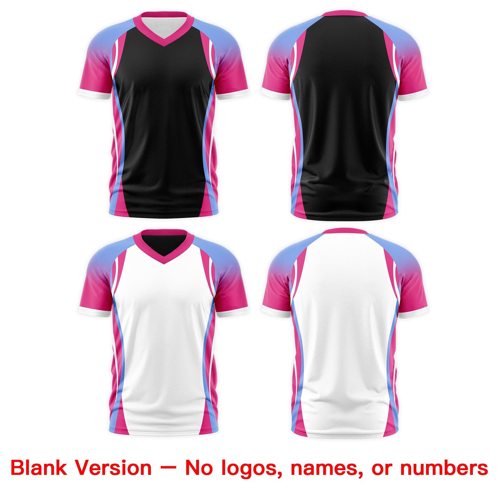 Custom Black Light Blue Rose Red Reversible Wrinkle-Resistant T-shirt| KXKSHOP