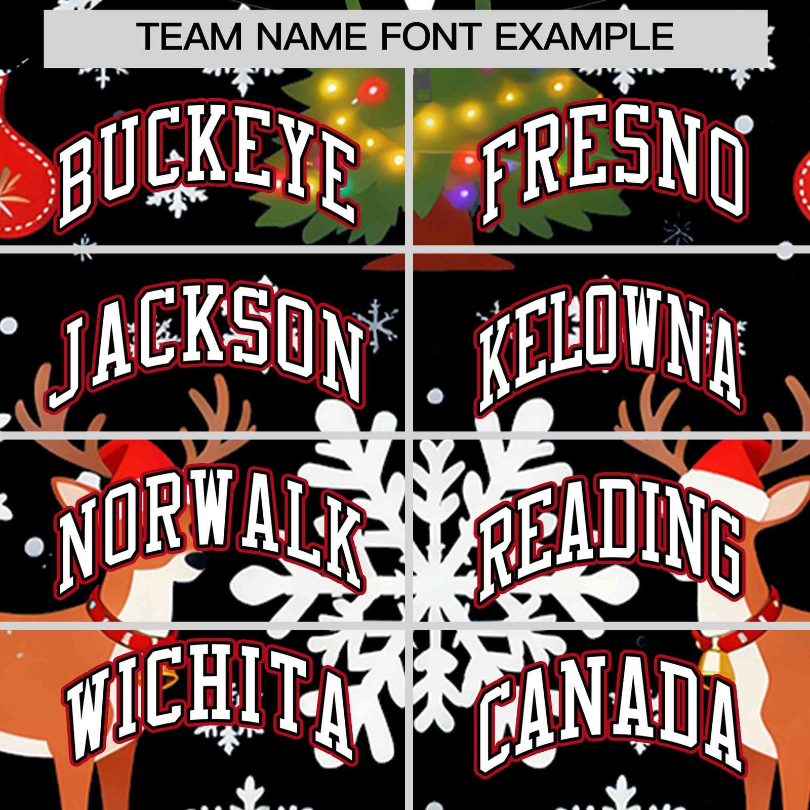 Custom Black White Christmas Graffiti Pattern Athletic Pullover Hoodie