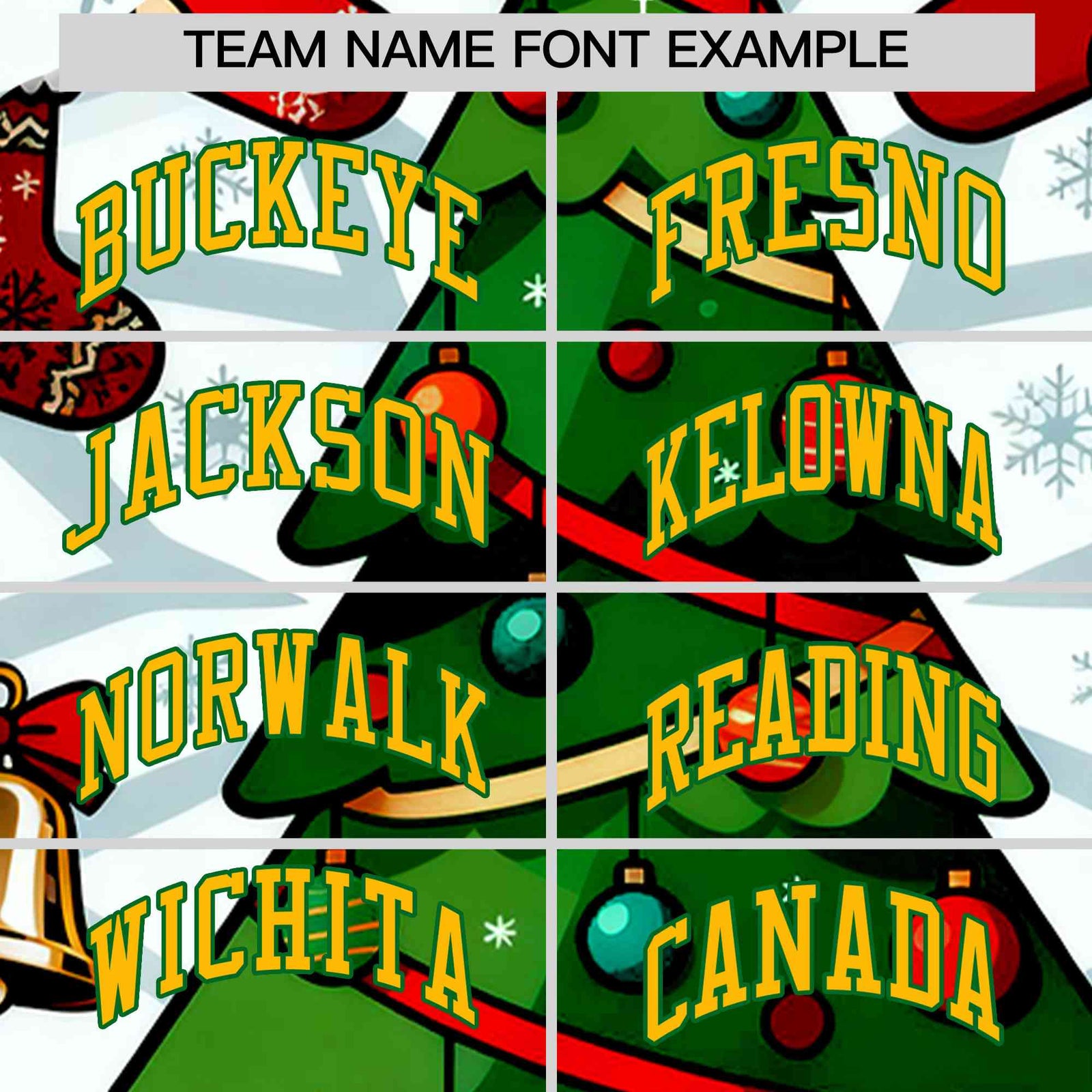 Custom Kelly Green Gold Christmas Graffiti Pattern Athletic Full-Zip Hoodie