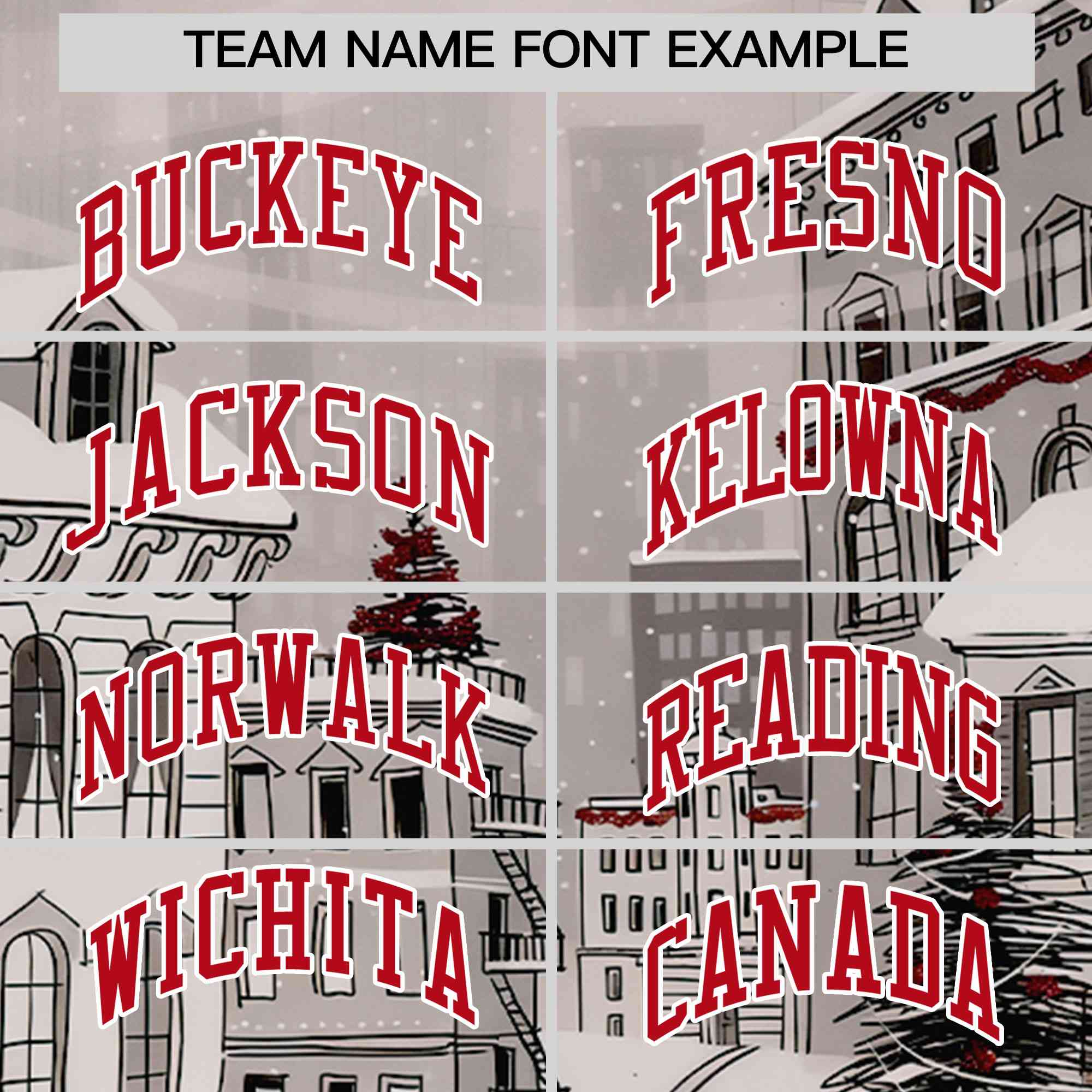 Custom White Red Christmas Graffiti Pattern Athletic Pullover Hoodie