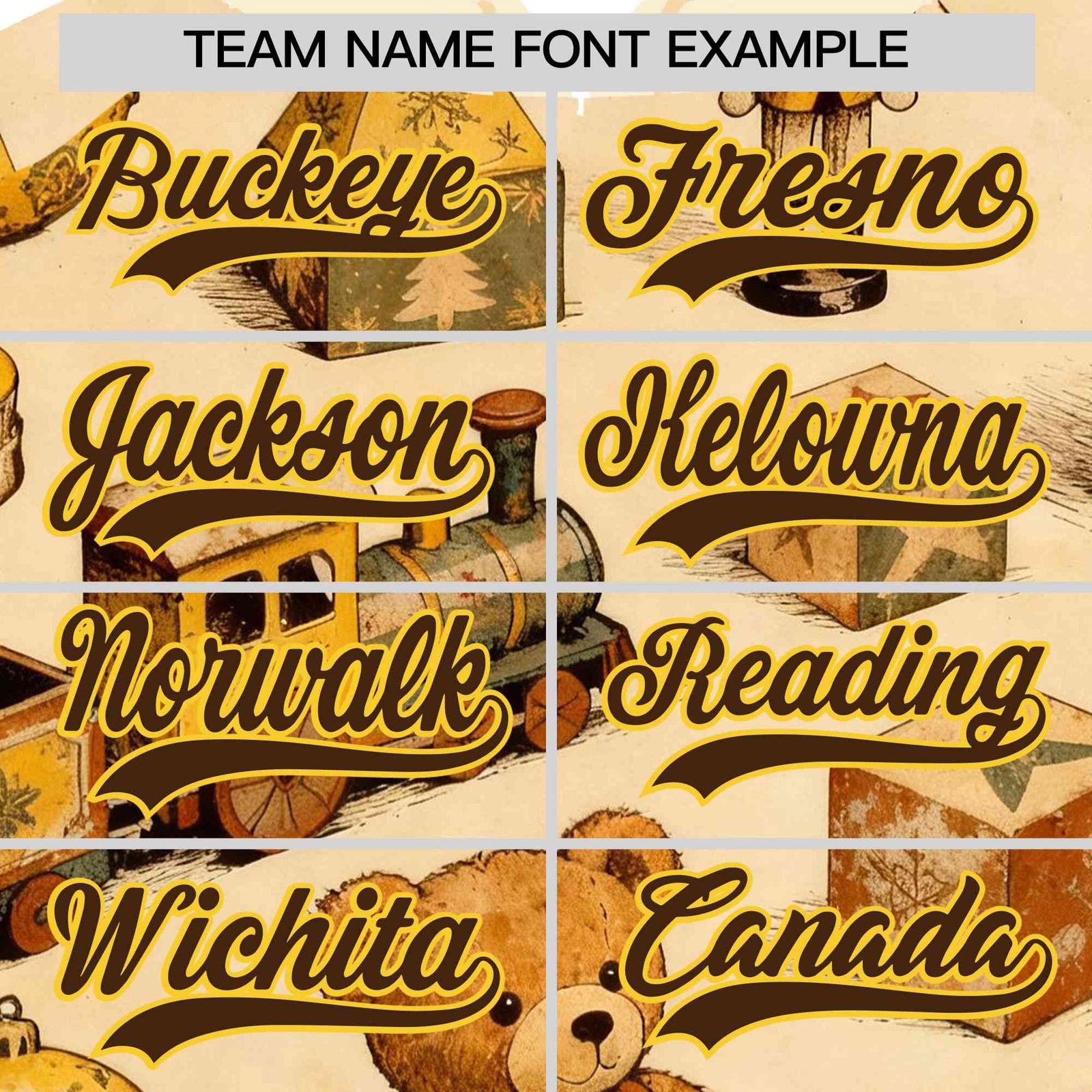 Custom Cream Light Brown Christmas Graffiti Pattern Athletic Pullover Hoodie