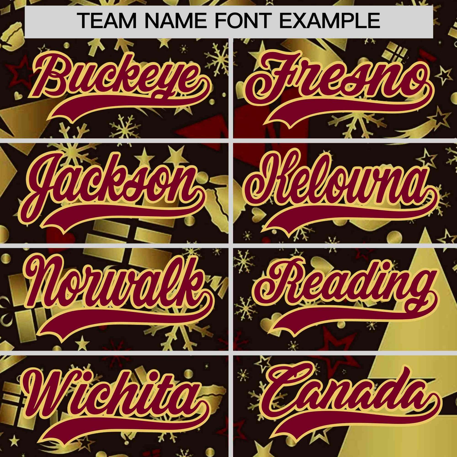 Custom Brown Crimson Christmas Graffiti Pattern Athletic Pullover Hoodie